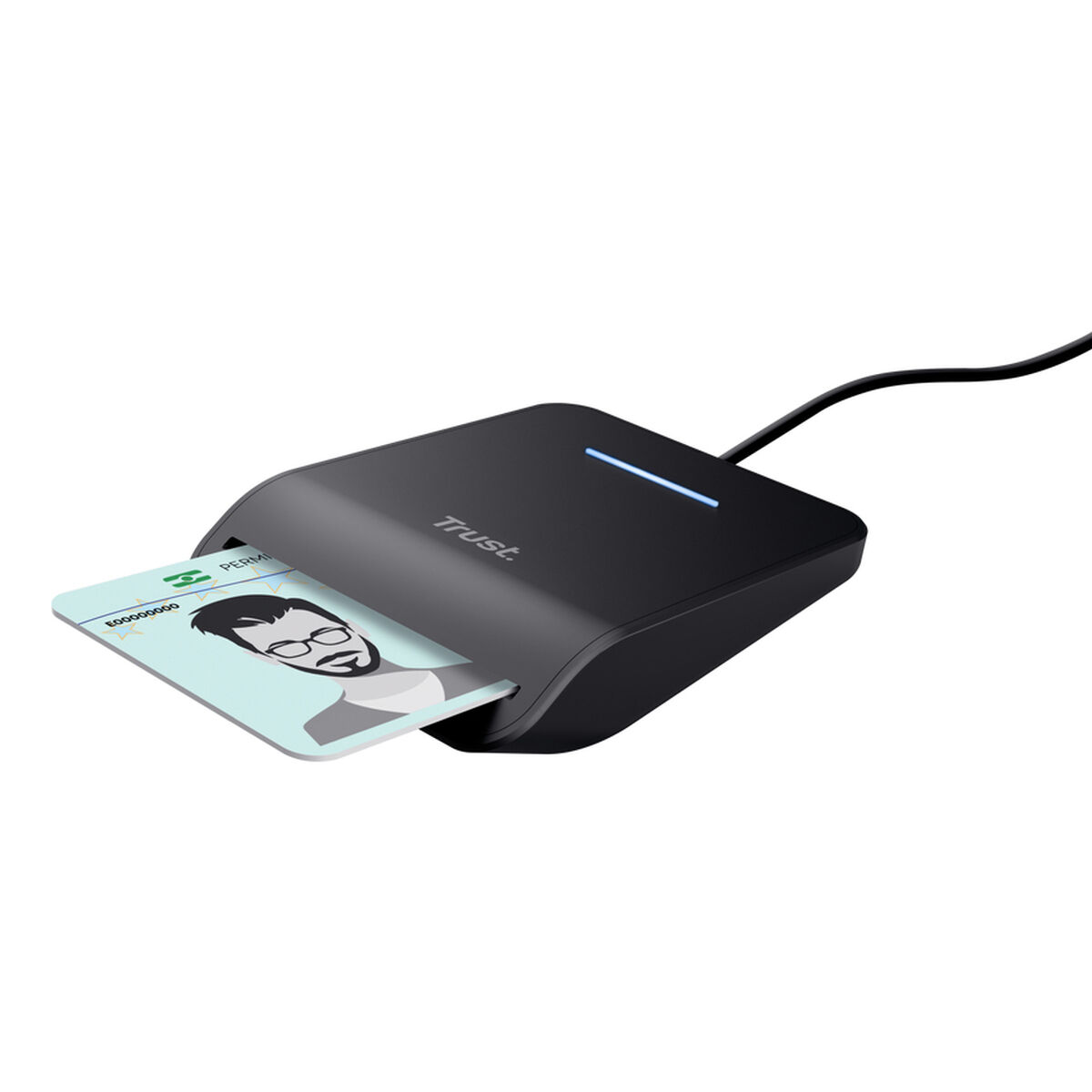 Cablu Coaxial Antenă TV Trust 26061 Negru