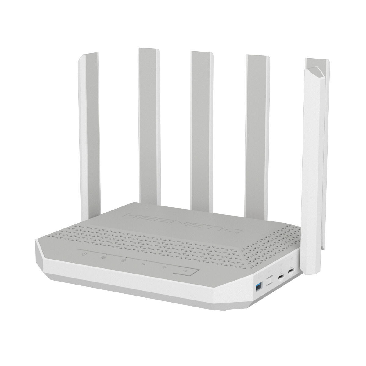 Router Keenetic KN-4110-01-EU Alb Gri USB 2.0 Ethernet LAN Wi-Fi 6 GHz