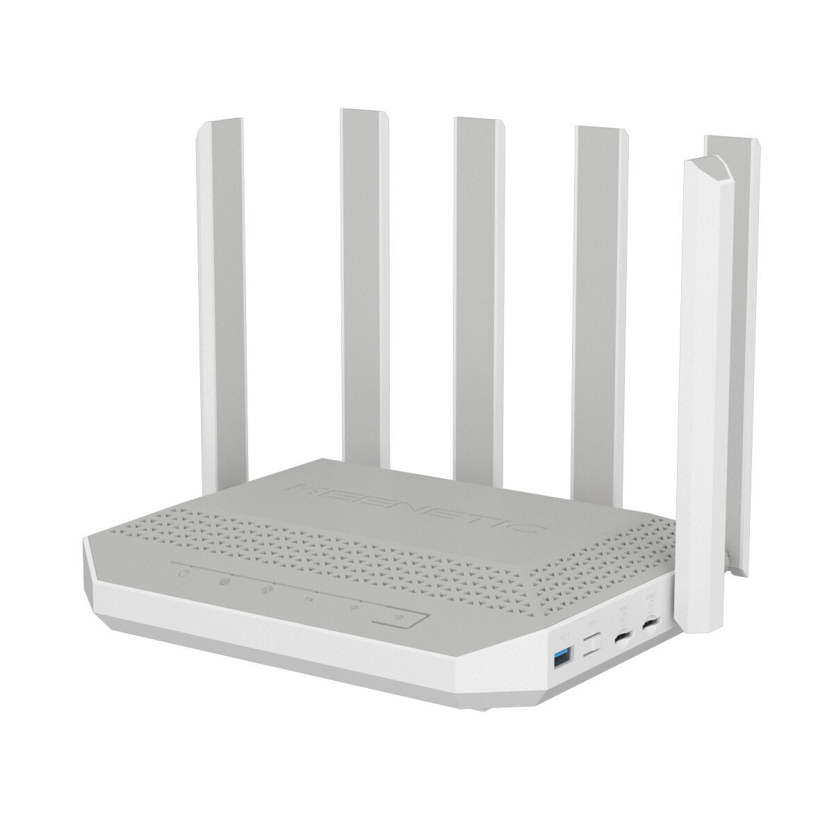Router Keenetic KN-4110-01-EU Alb Gri USB 2.0 Ethernet LAN Wi-Fi 6 GHz