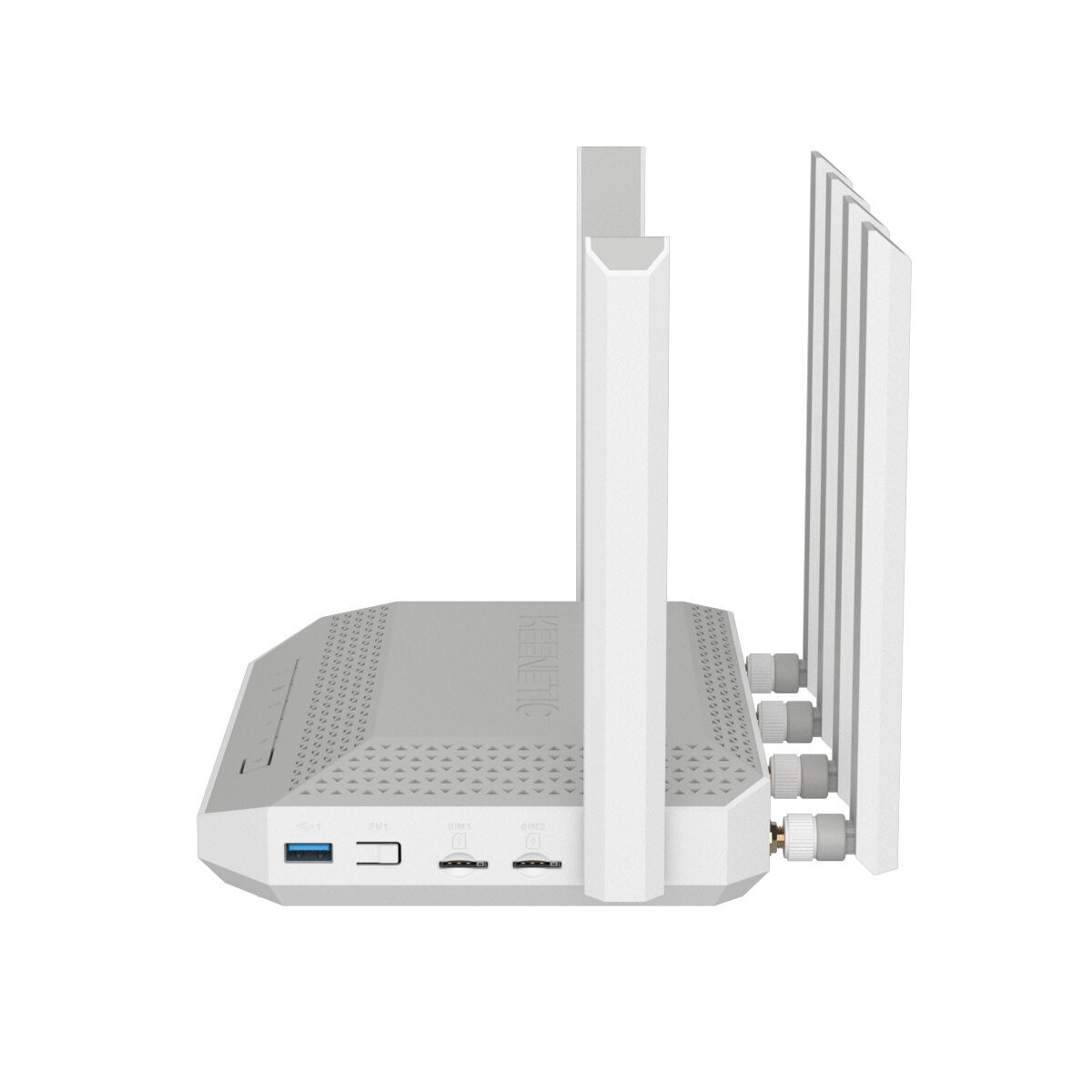 Router Keenetic KN-4110-01-EU Alb Gri USB 2.0 Ethernet LAN Wi-Fi 6 GHz