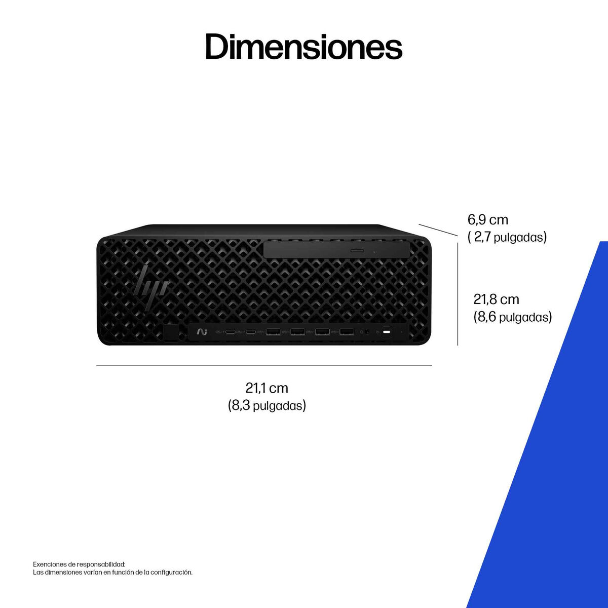 PC cu Unitate HP D4CT8ET#ABE 48 GB Ultra 7-265