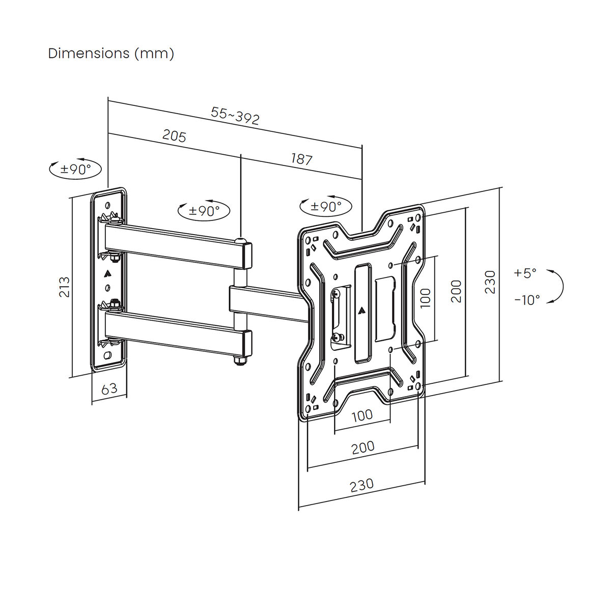 Suport TV Aisens WT43TSE-413 43"