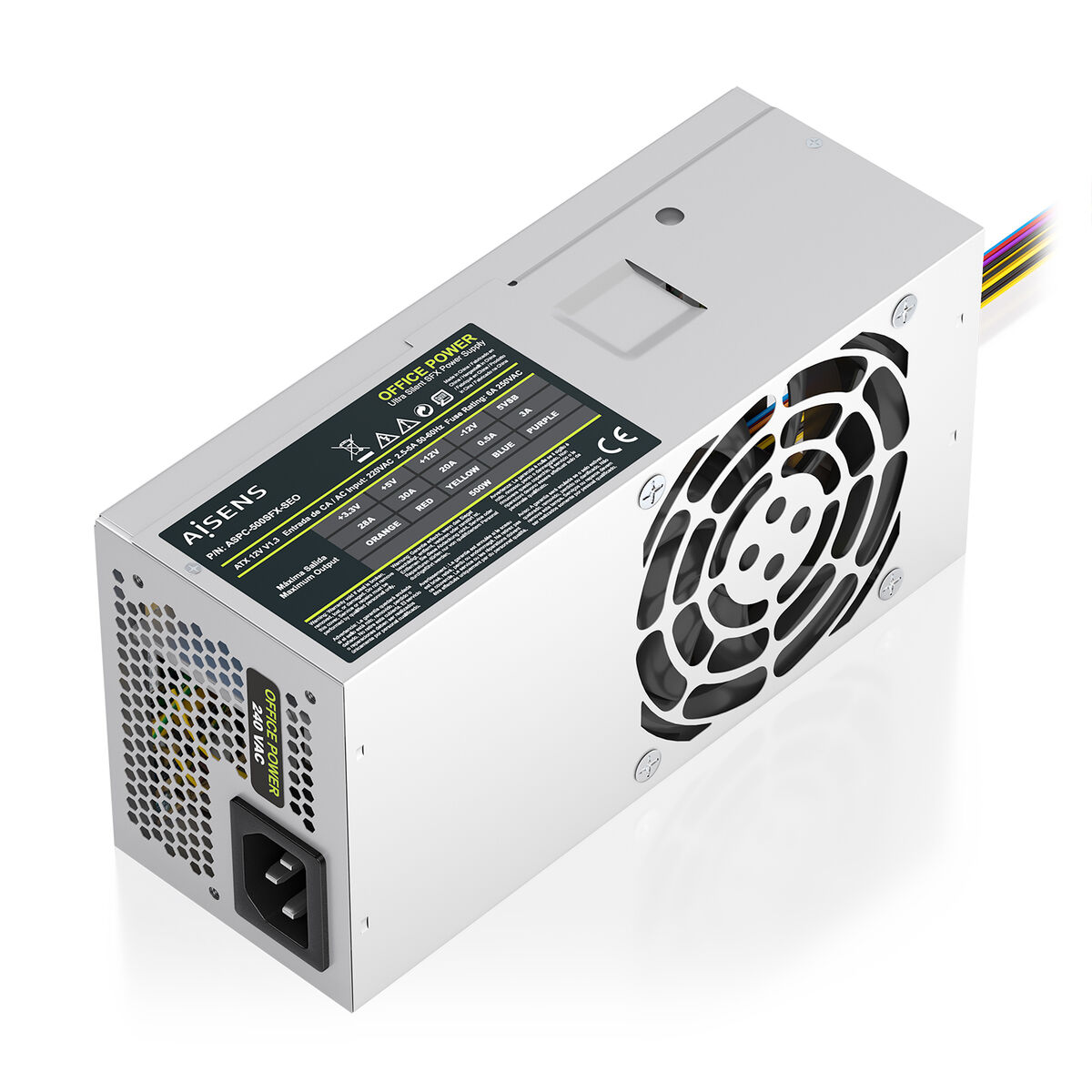 Sursă de Alimentare Aisens ASPC-500TFX-SEO 500 W 50 W