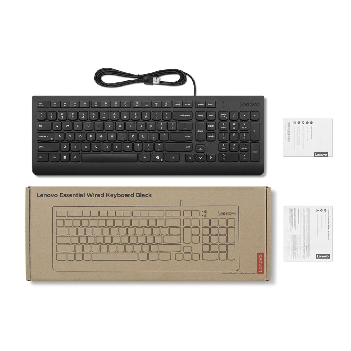 Tastatură Lenovo 4Y41R64665 Negru Qwerty Spaniolă