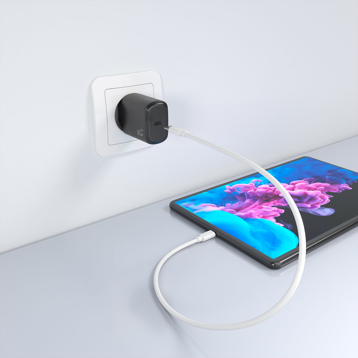 Încărcător de Perete Aisens A110-0976 Negru 30 W