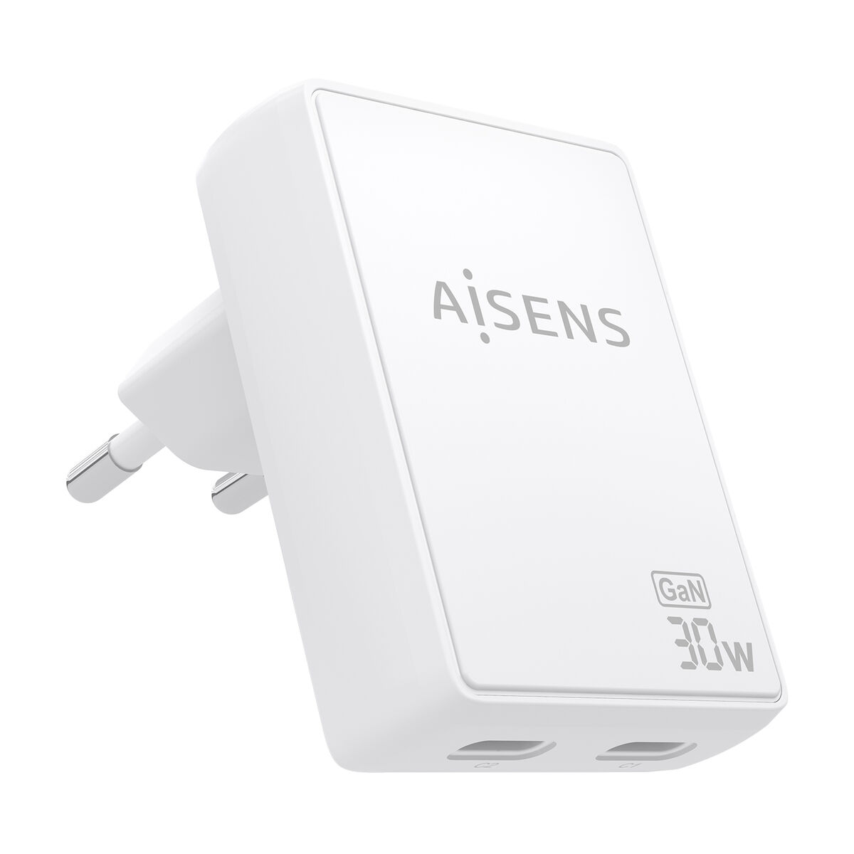 Încărcător de Perete Aisens ASCH-30W2P075-W Alb 30 W