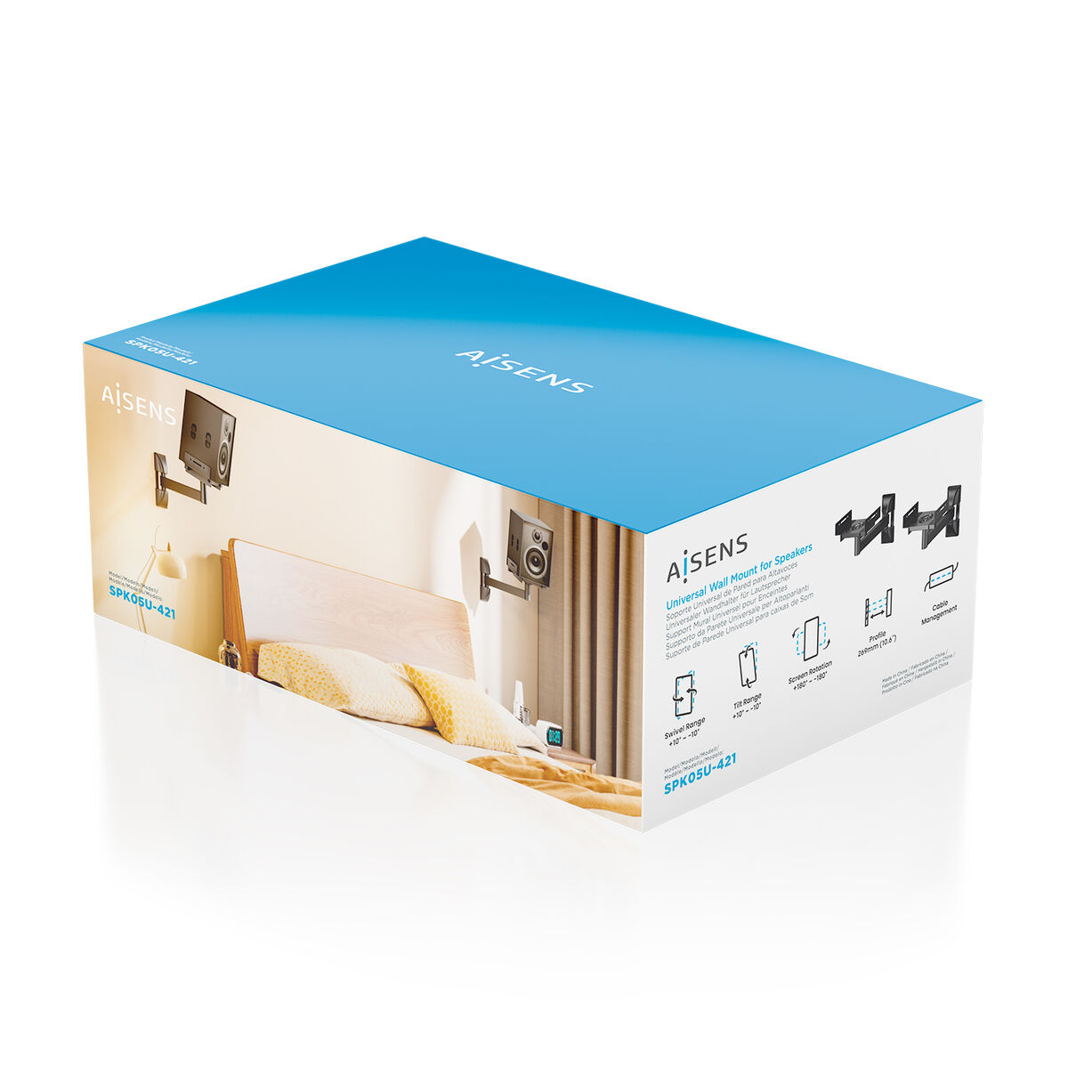 Cablu HDMI Aisens SPK05U-421 Negru