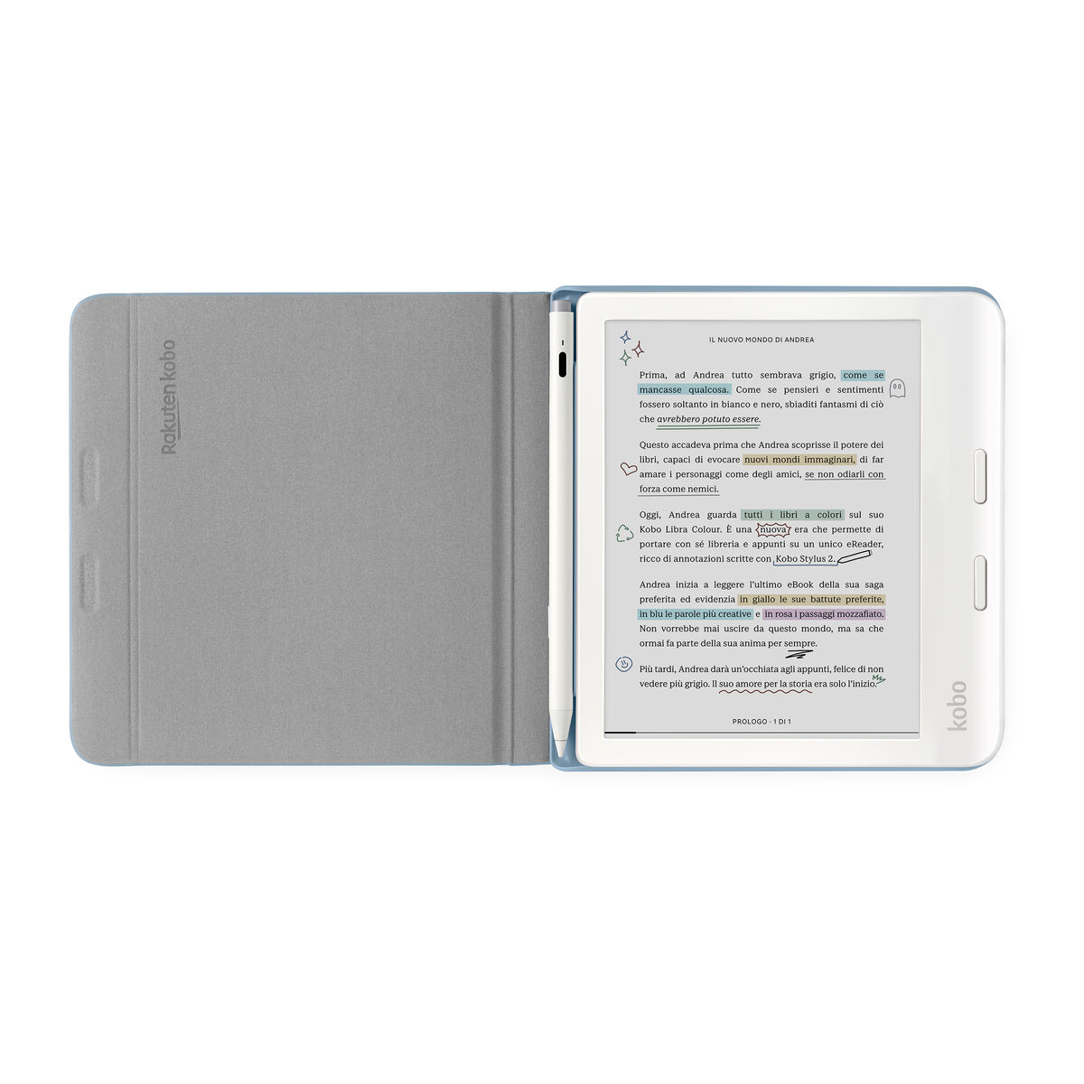 Husă pentru Tabletă Rakuten N428-AC-BL-N-PU Albastru