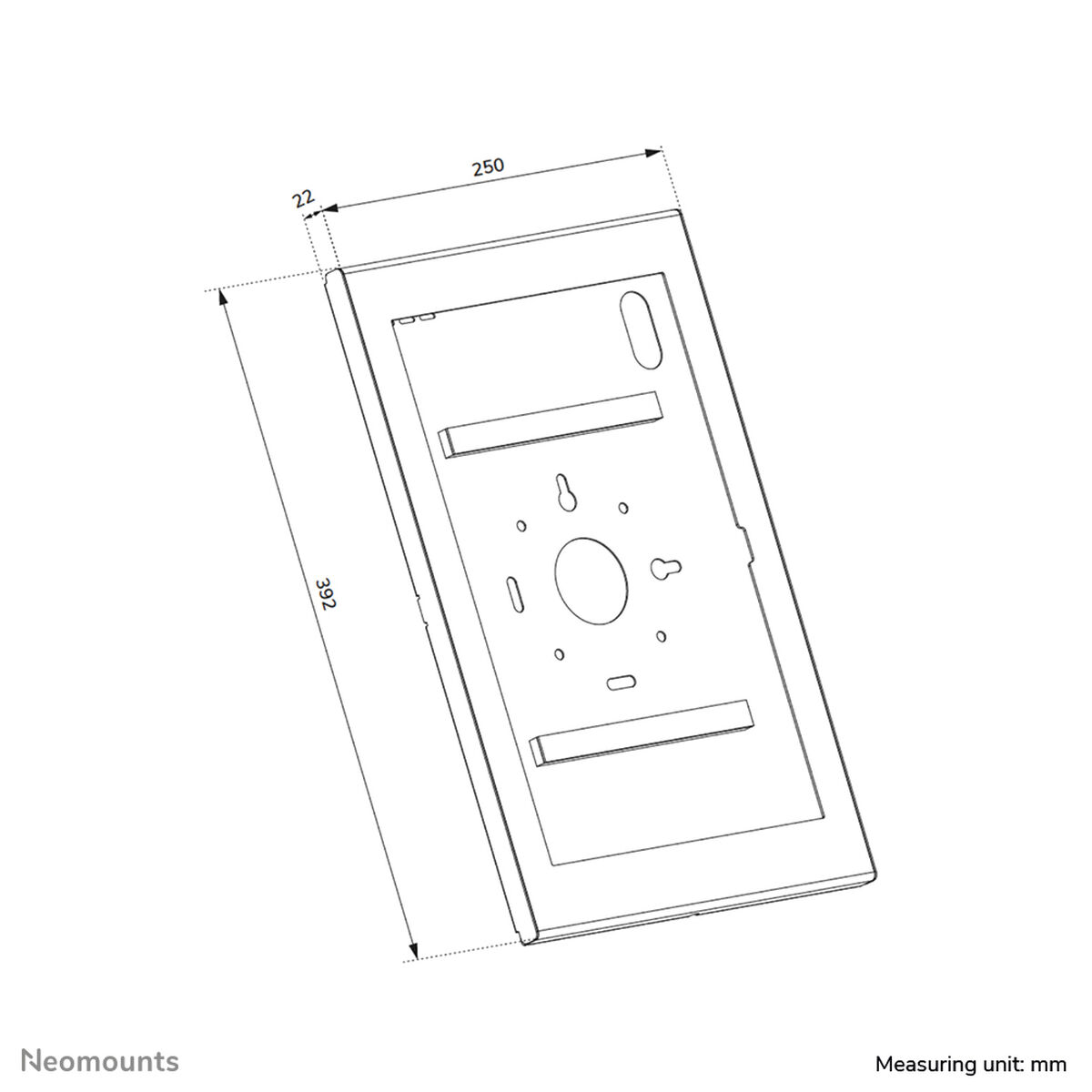Husă pentru Tabletă Neomounts WL15-603BL1 Negru