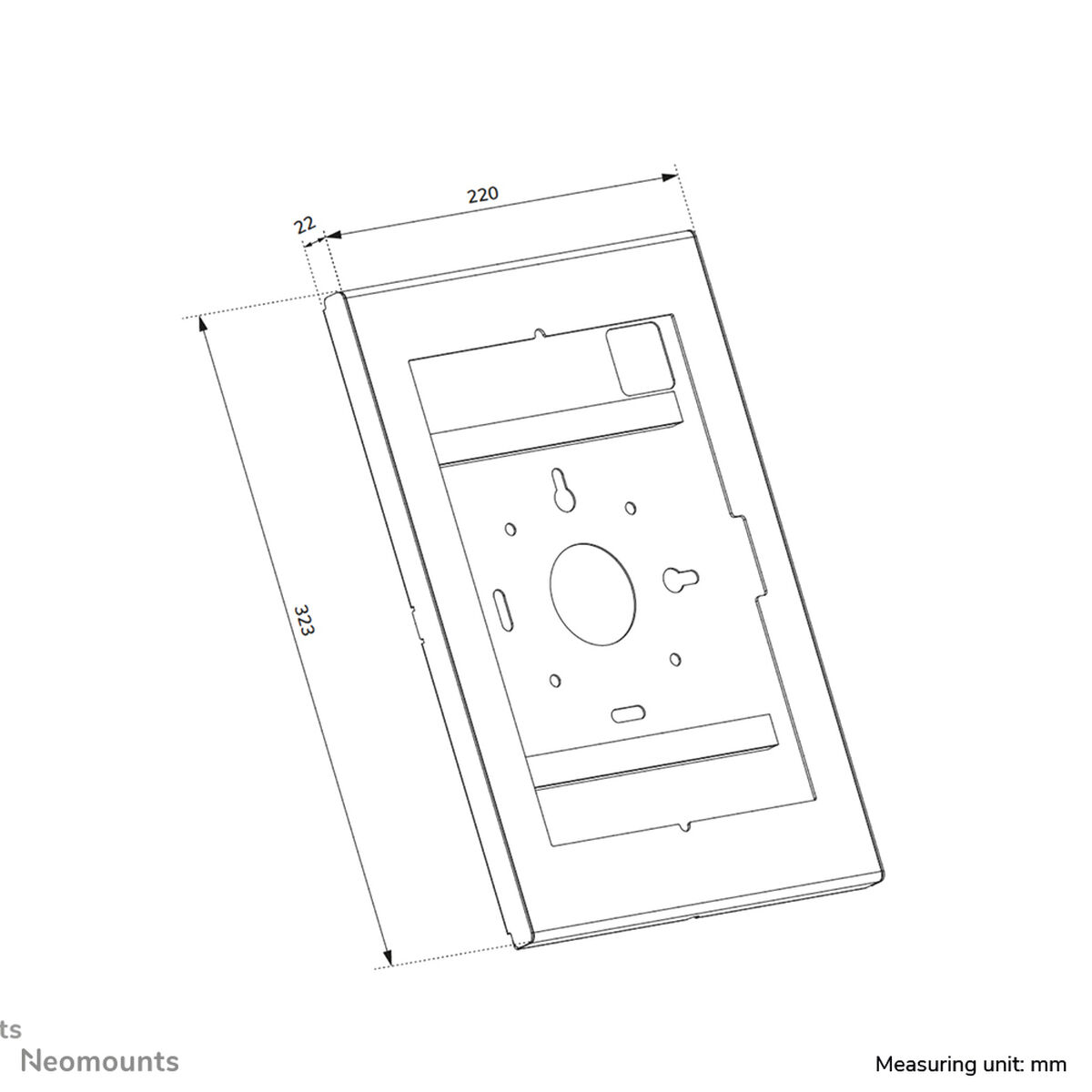 Husă pentru Tabletă Neomounts WL15-601BL1 Negru