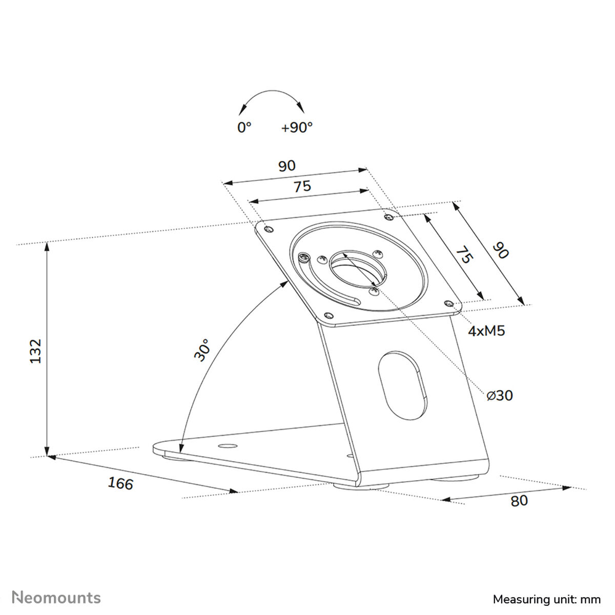Husă pentru Tabletă Neomounts DS15-629BL1 Negru