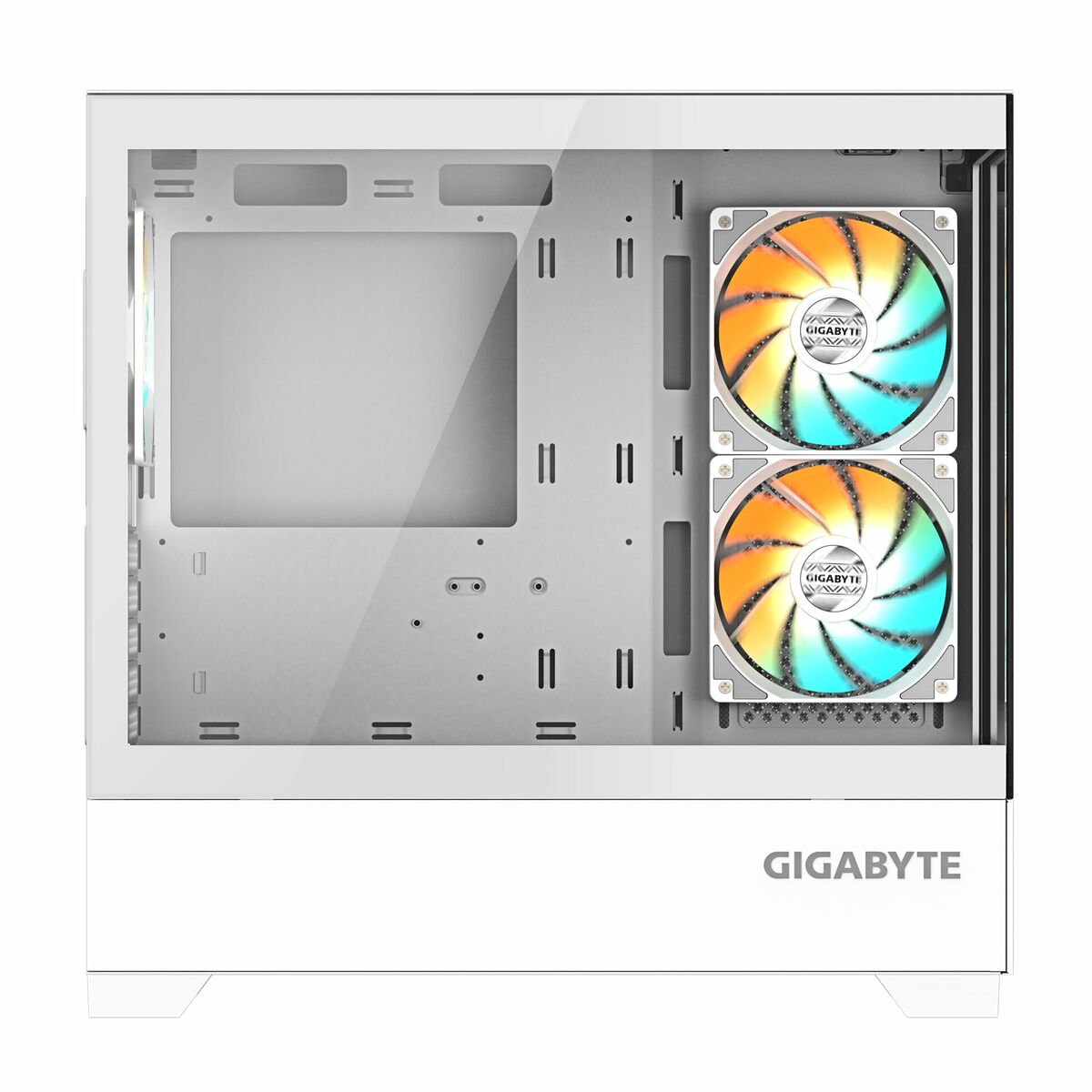 Unitate Semi-tower ATX Gigabyte C201 PANORAMIC ICE Alb