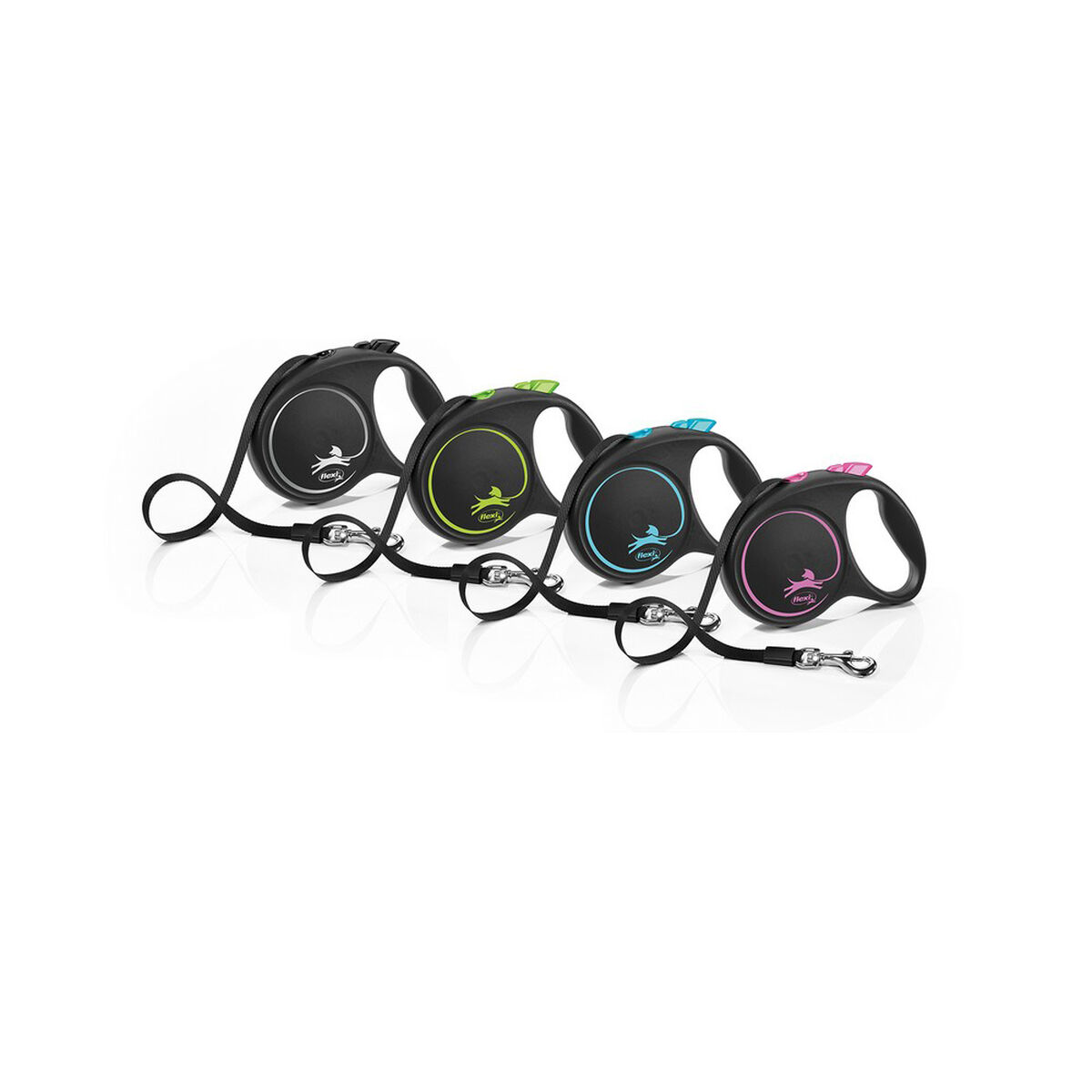 Lesă pentru câine Flexi Design Verde L