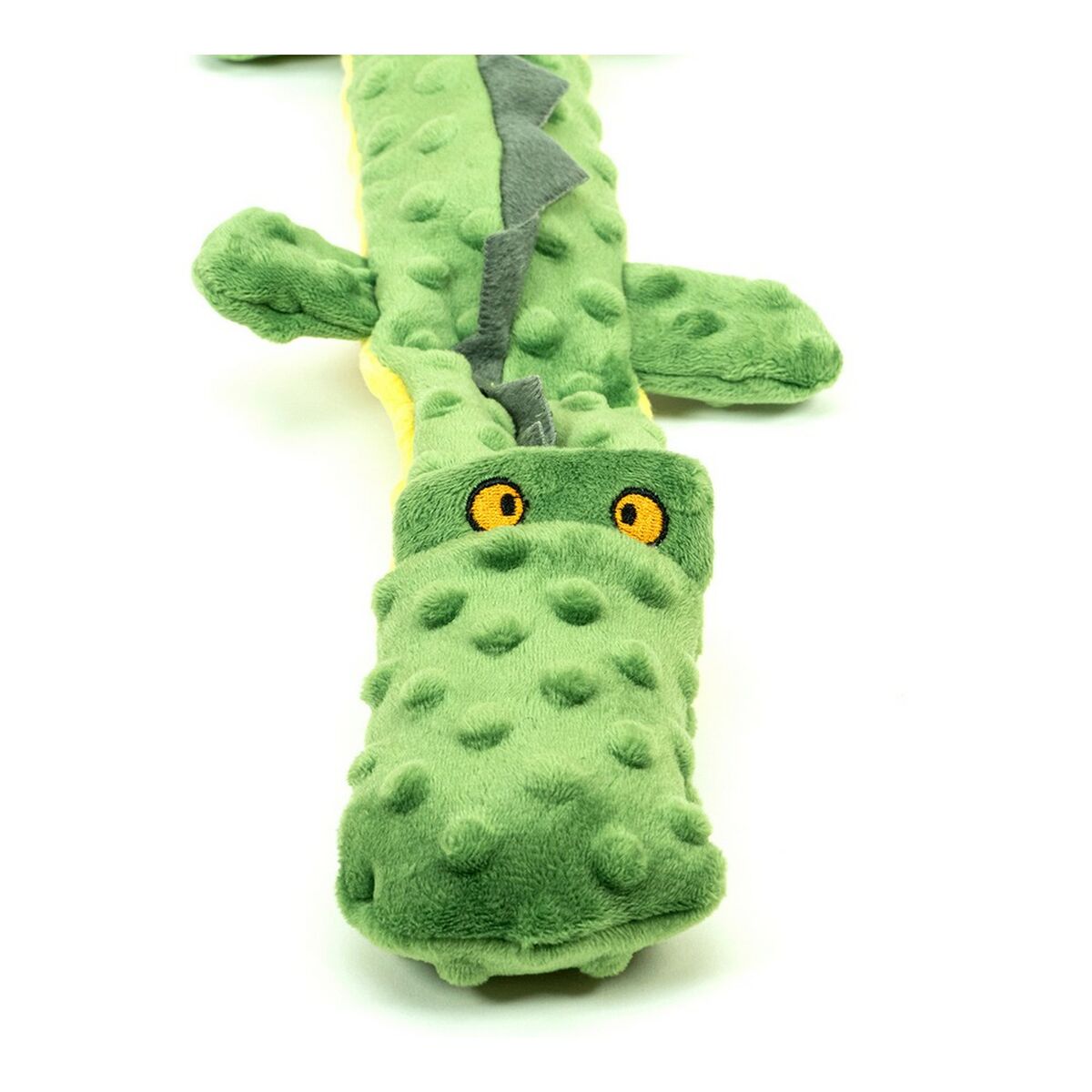 Jucărie din pluș pentru câini Gloria Dogmonsters Verde 100 % poliester Crocodil 65 x 5 x 6 cm