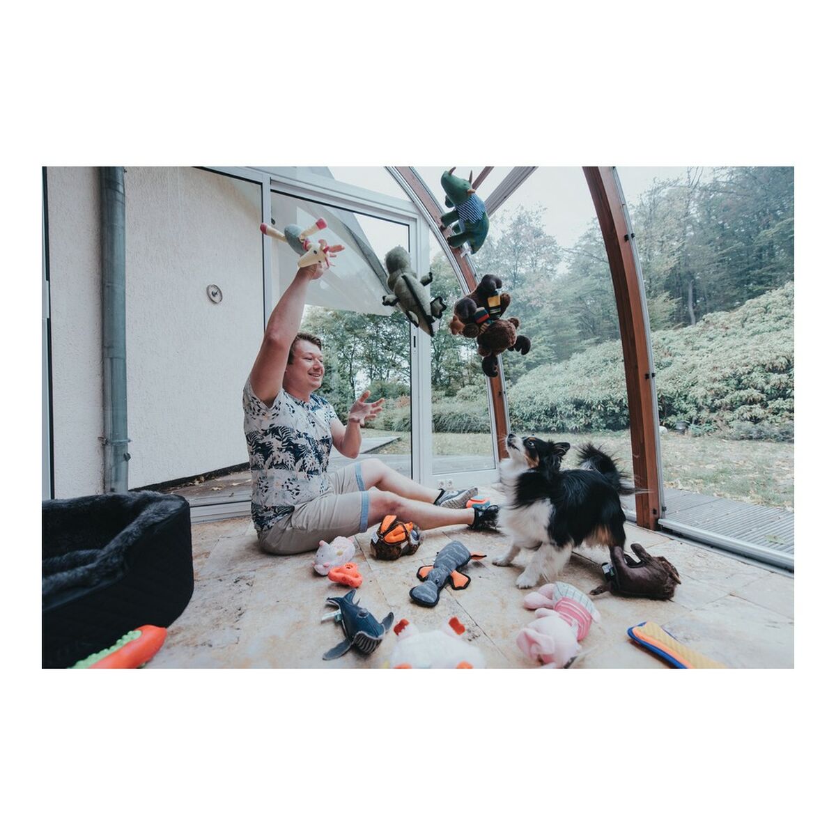 Jucărie din pluș pentru câini Hunter Togh Toys Maro Poliester Maimuță 25 cm