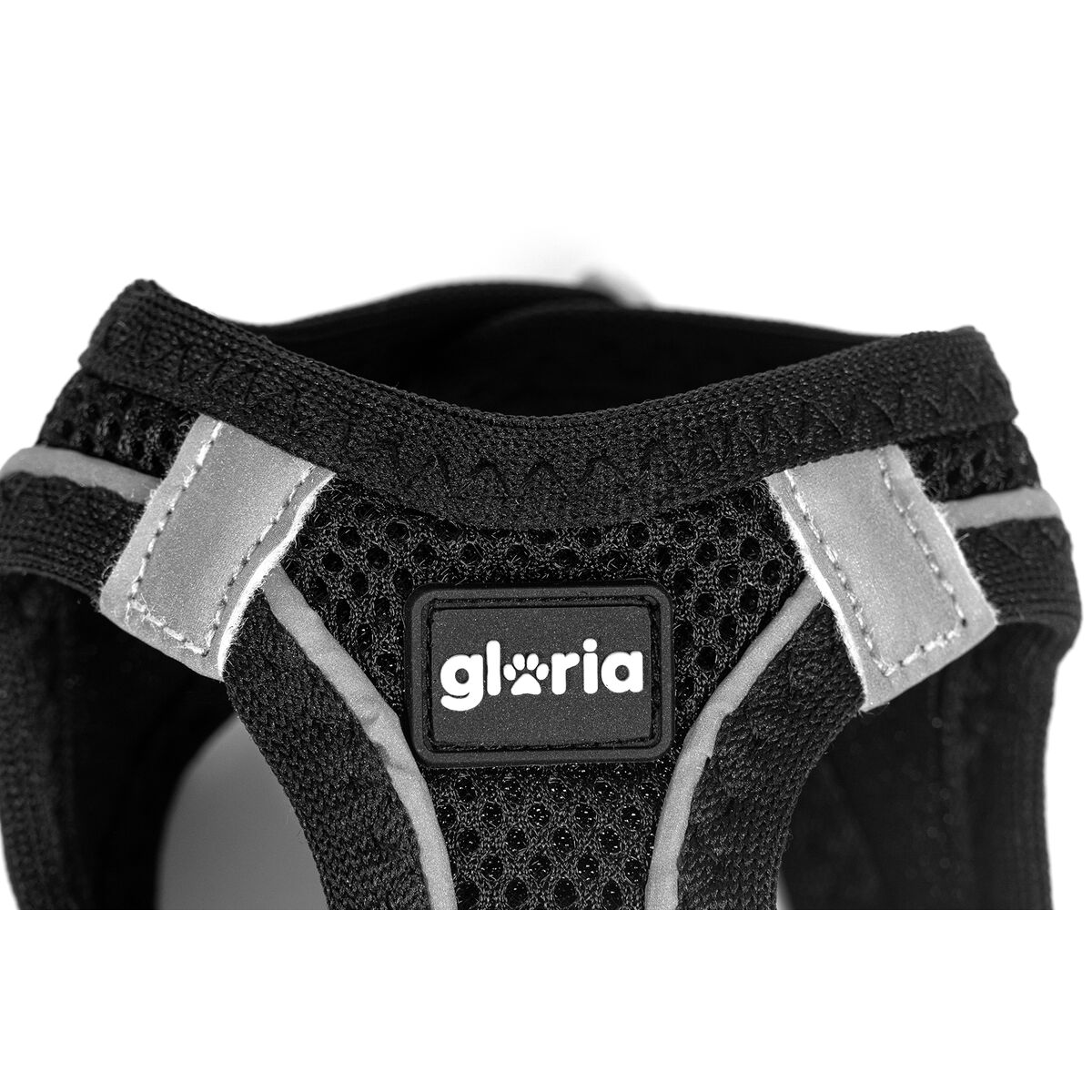 Ham pentru câini Gloria Trek Star 29,4-32,6 cm 41,4-43 cm Negru S