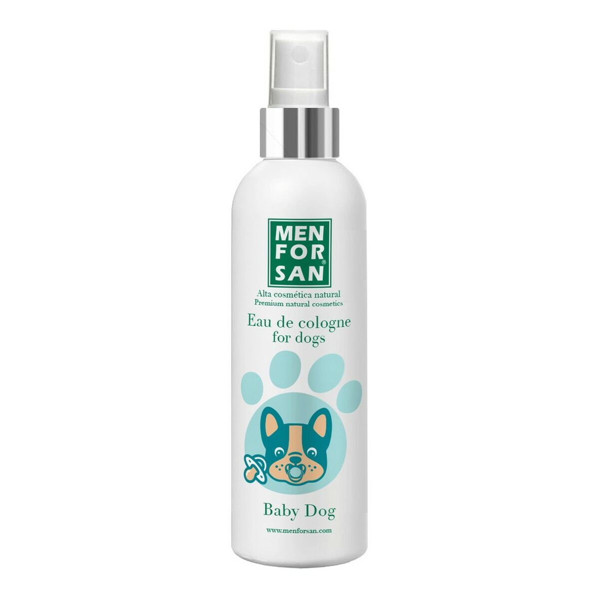 Apă de Colonie Menforsan Baby Dog Câine Proaspăt Pui 125 ml Bebeluș