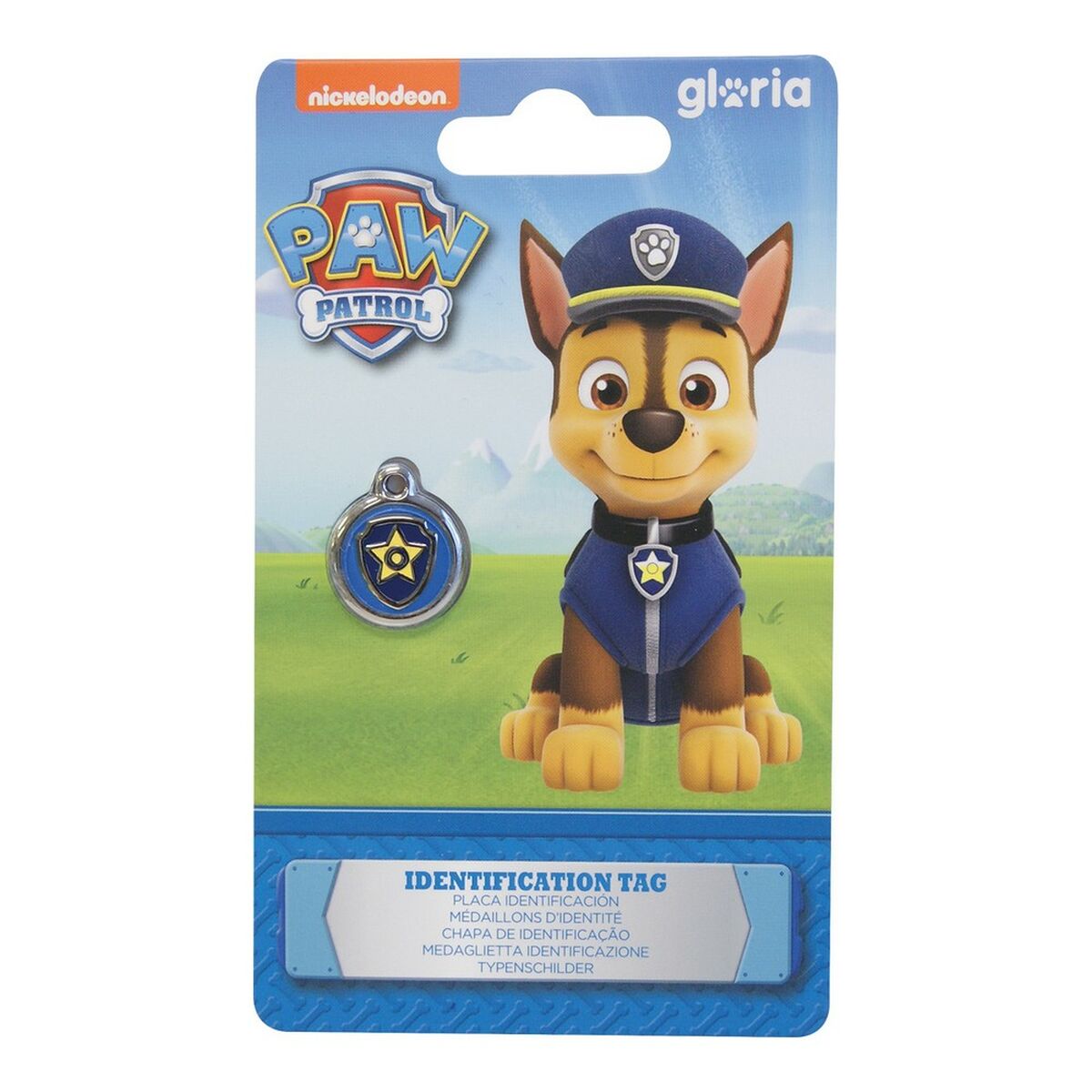 Placă de identificare pentru guler The Paw Patrol Chase 20