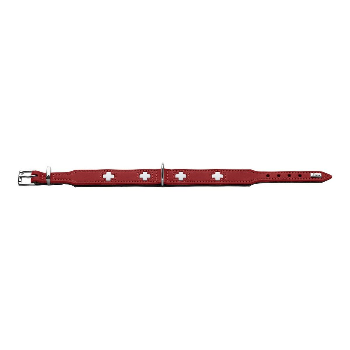 Zgardă pentru câini Hunter Swiss Roșu/Negru 30-34.5 cm