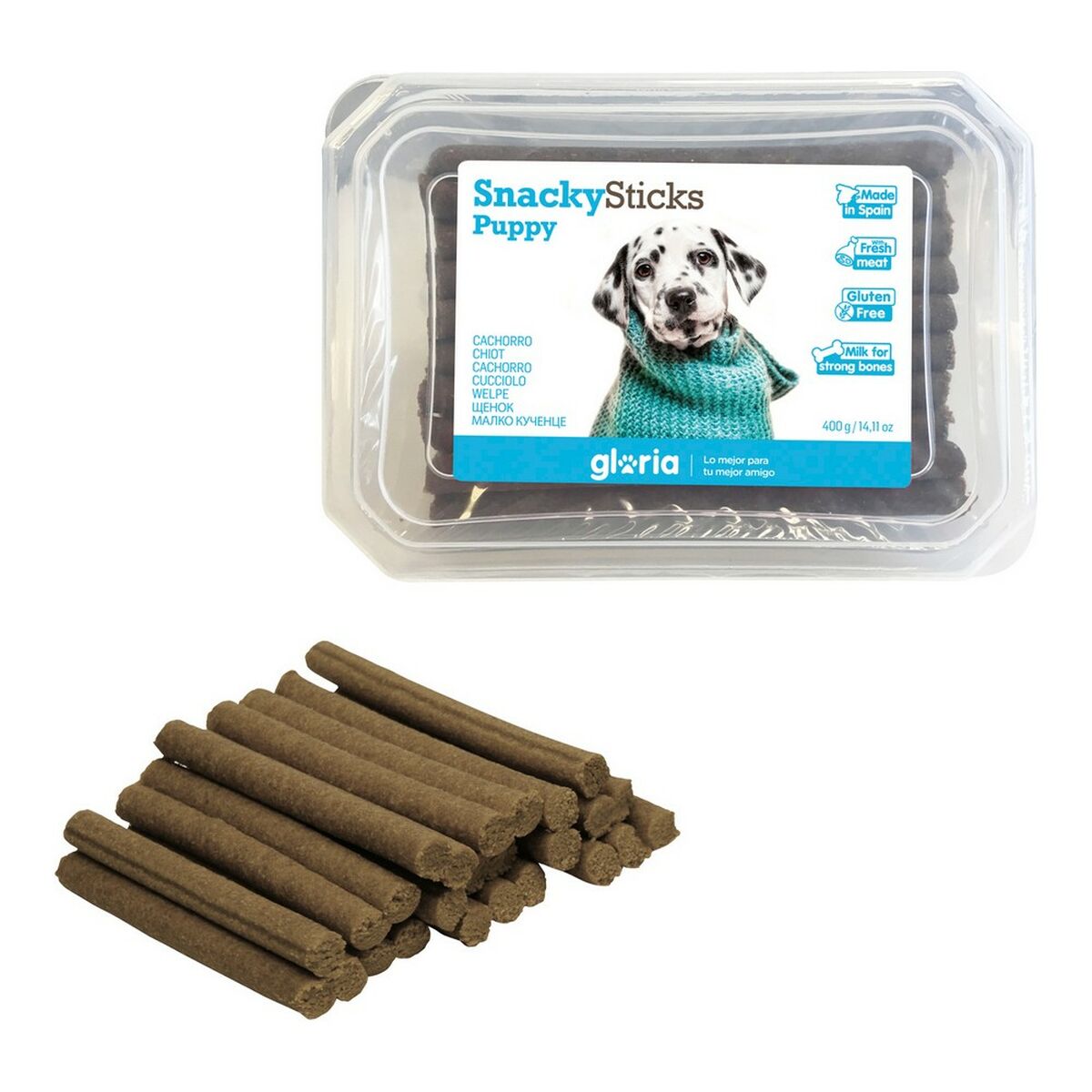 Gustare pentru câini Gloria Snackys Sticks Puppy