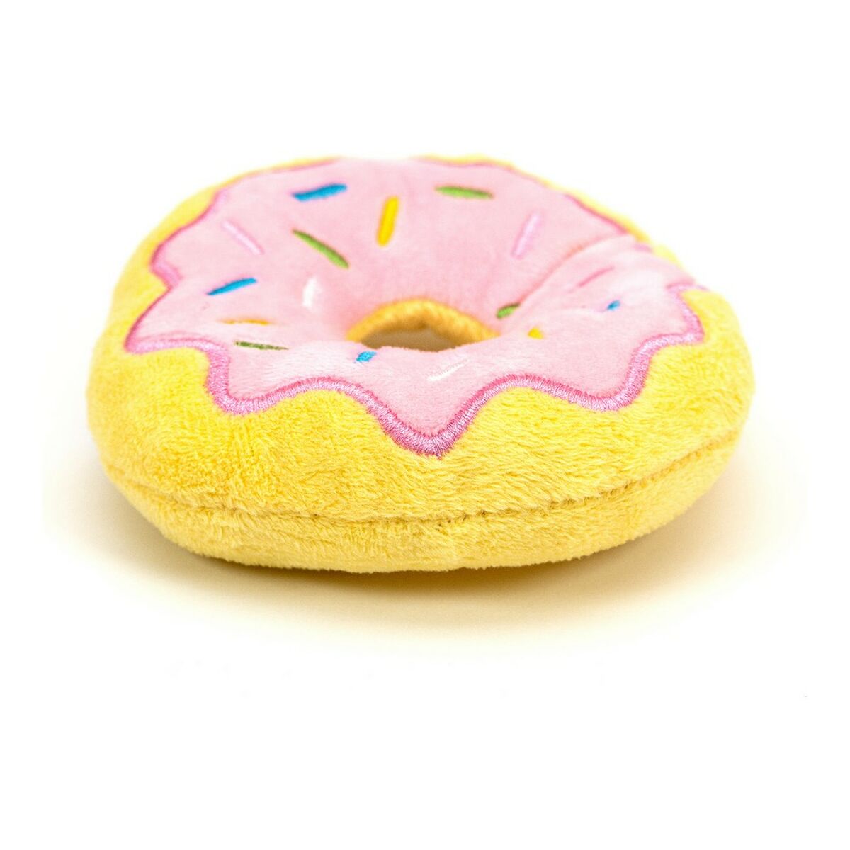 Jucărie din pluș pentru câini Gloria Frosty 3 x 5 x 14 cm Donut Roz