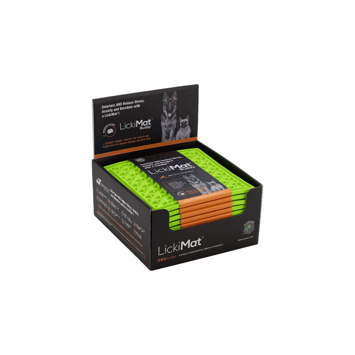 Dispozitiv de hrănire pentru câini Lickimat Verde TPR