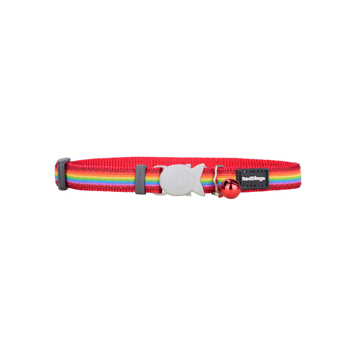 Zgardă pentru câini Red Dingo STYLE RAINBOW 41-63 cm