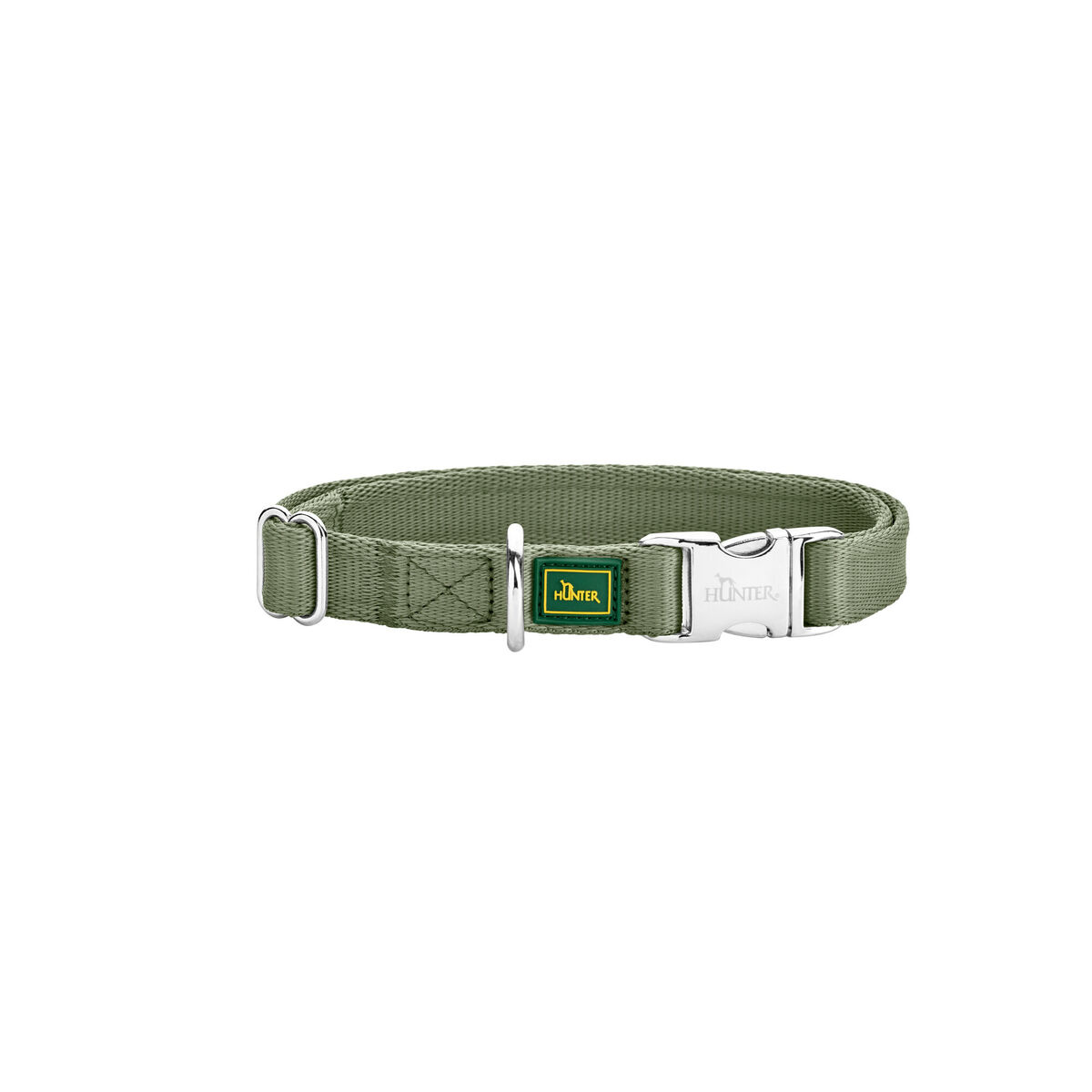 Zgardă pentru câini Hunter Verde 40-55 cm L