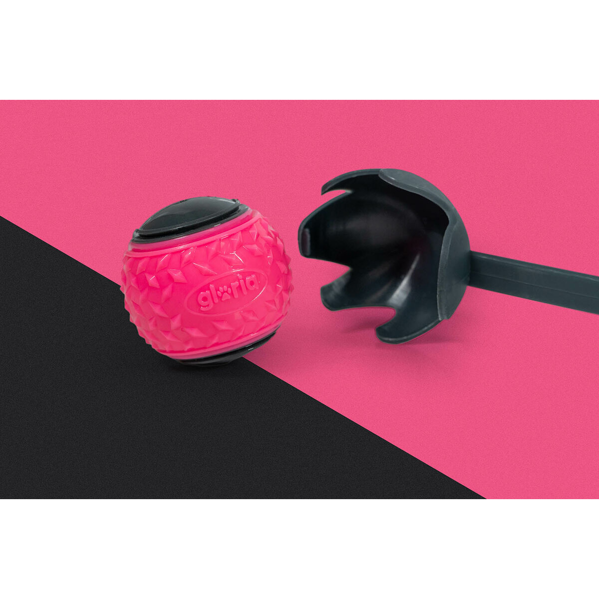 Lansator de mingi pentru câini Gloria Gri polipropilenă TPR M