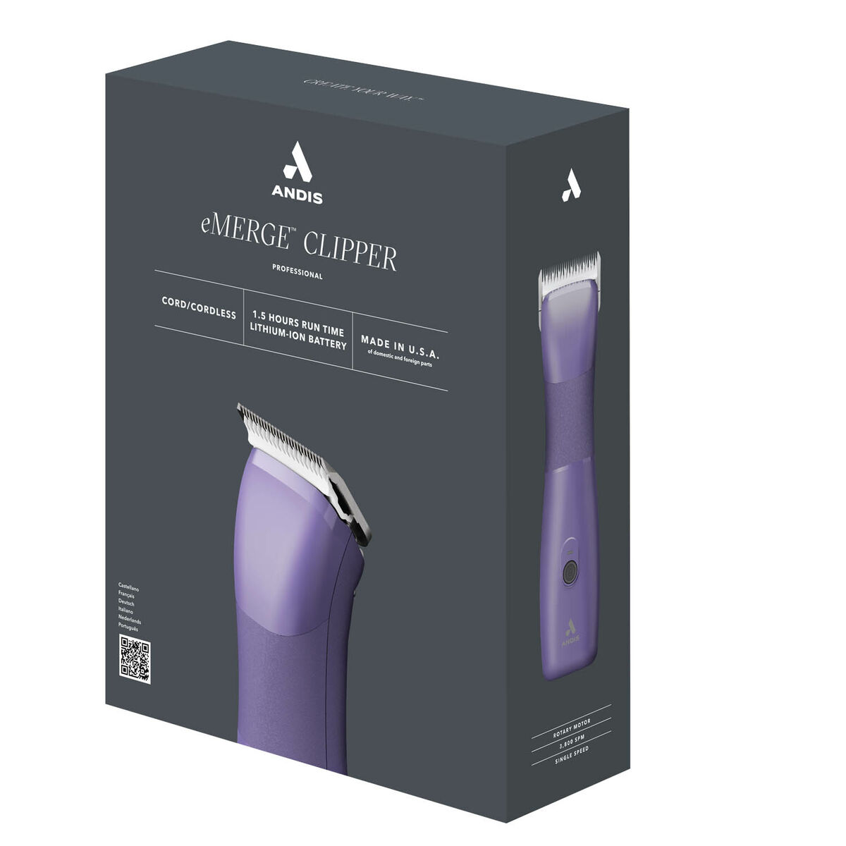 Aparat de tuns animale de companie Andis EMERGE Clipper Mov