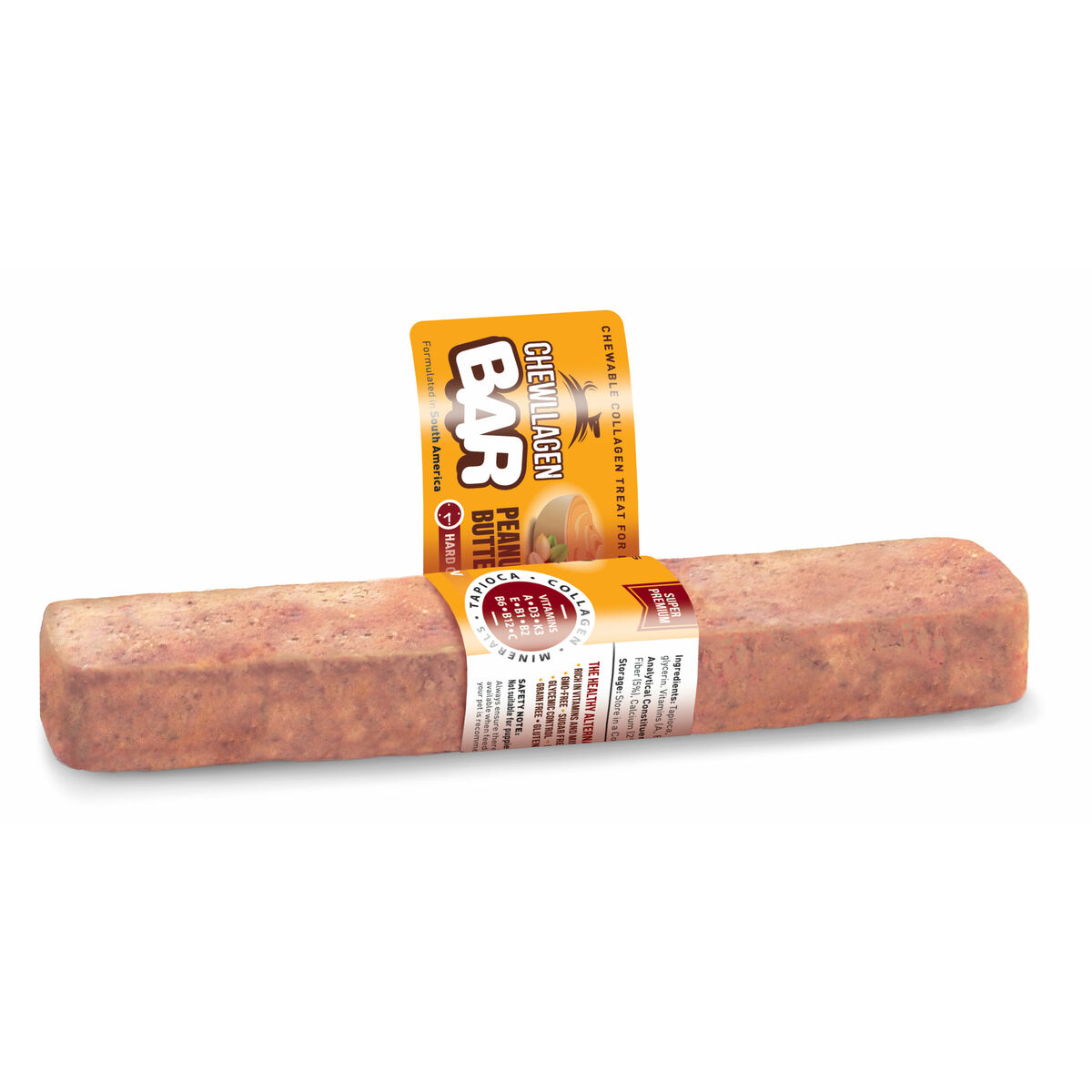 Gustare pentru câini Chewllagen Unt de arahide 12 Unități 12 Piese