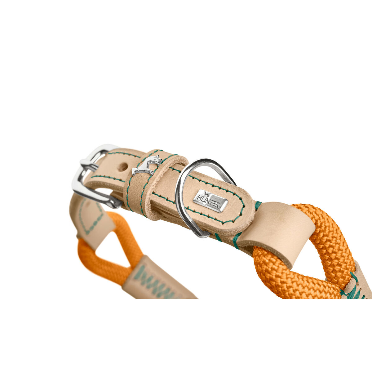 Zgardă pentru câini Hunter Malia Portocaliu S/M 35-44 cm