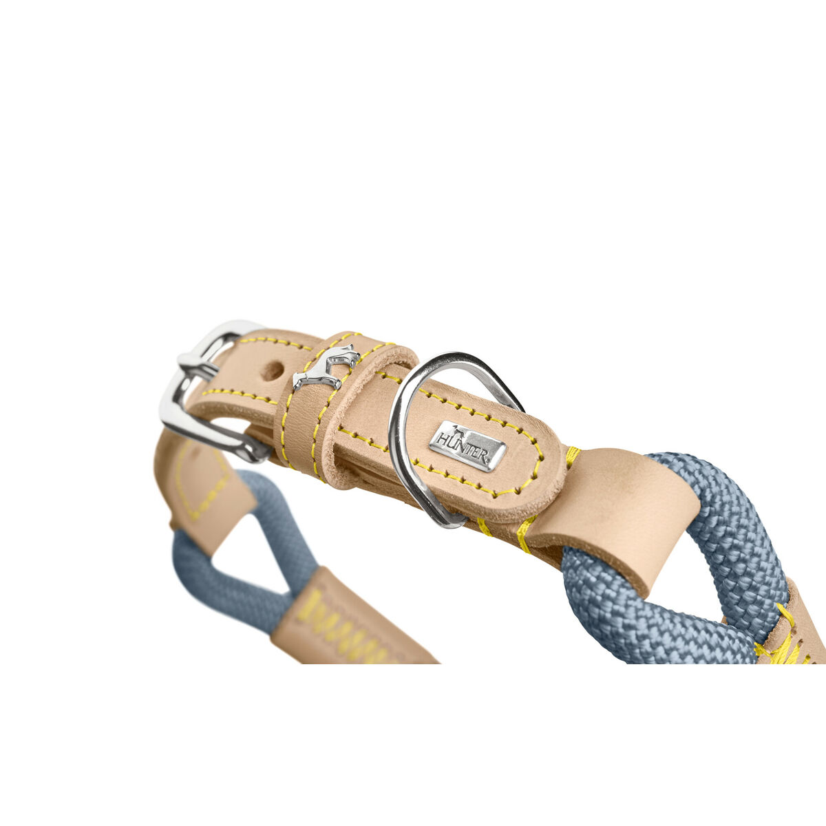 Zgardă pentru câini Hunter MALIA Albastru S/M 35-44 cm