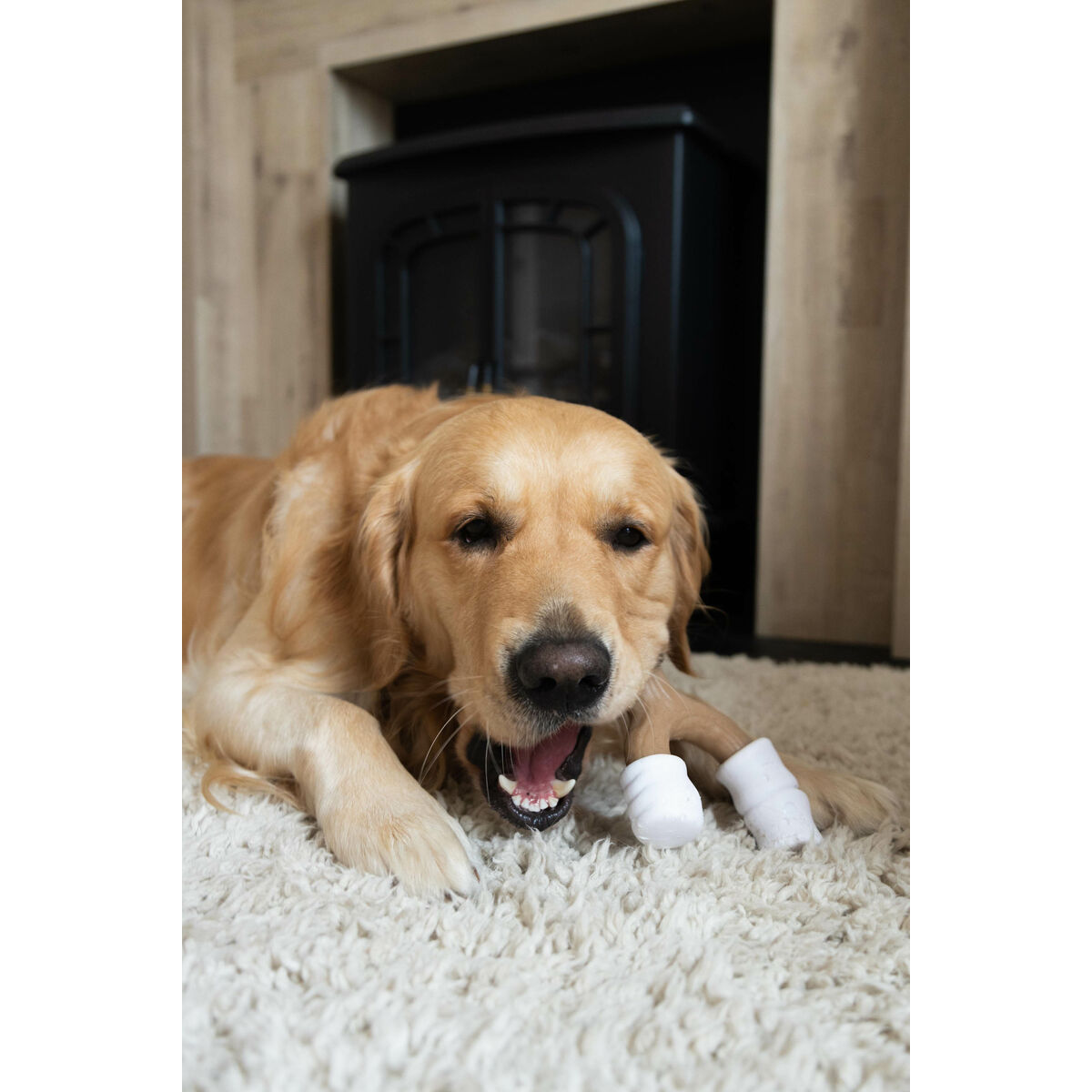 Jucărie pentru câine Nylabone Maro Unt de arahide L