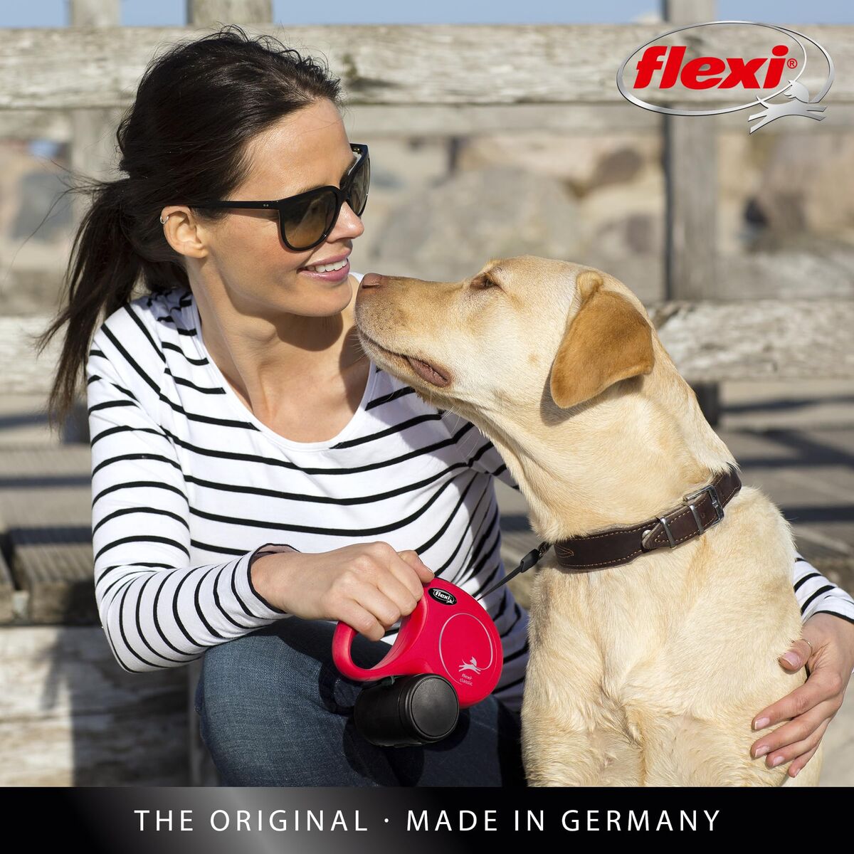 Lesă pentru câine Flexi Verde L