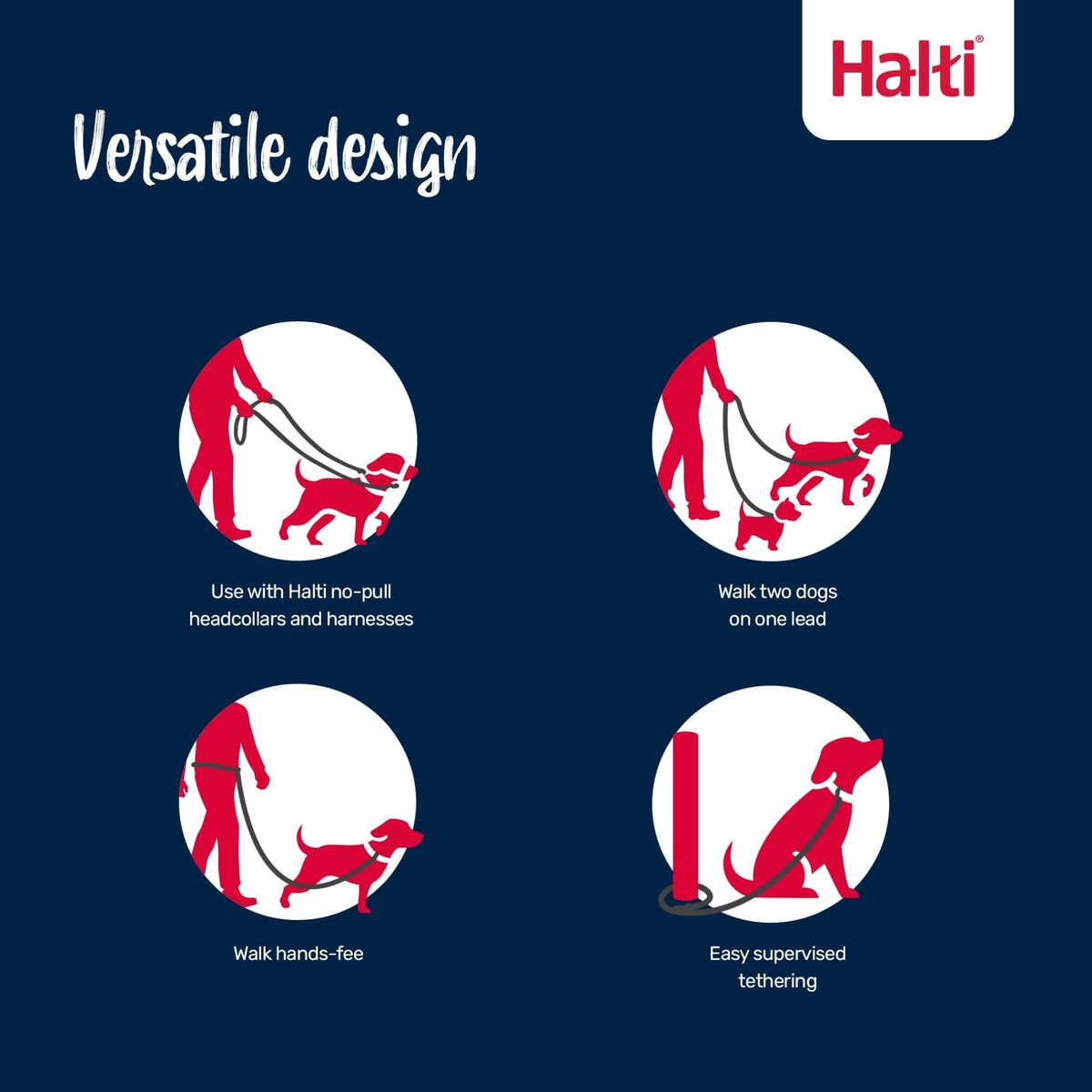 Lesă pentru dresaj Company of Animals BURNT Portocaliu