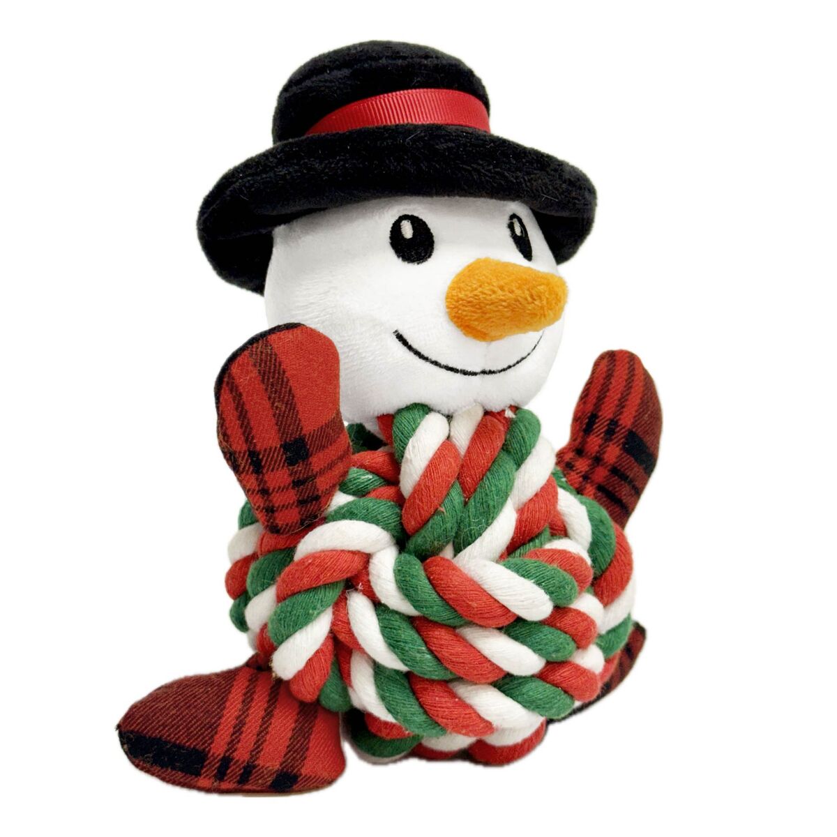 Jucărie din pluș pentru câini Gloria XMAS FROSTY Alb