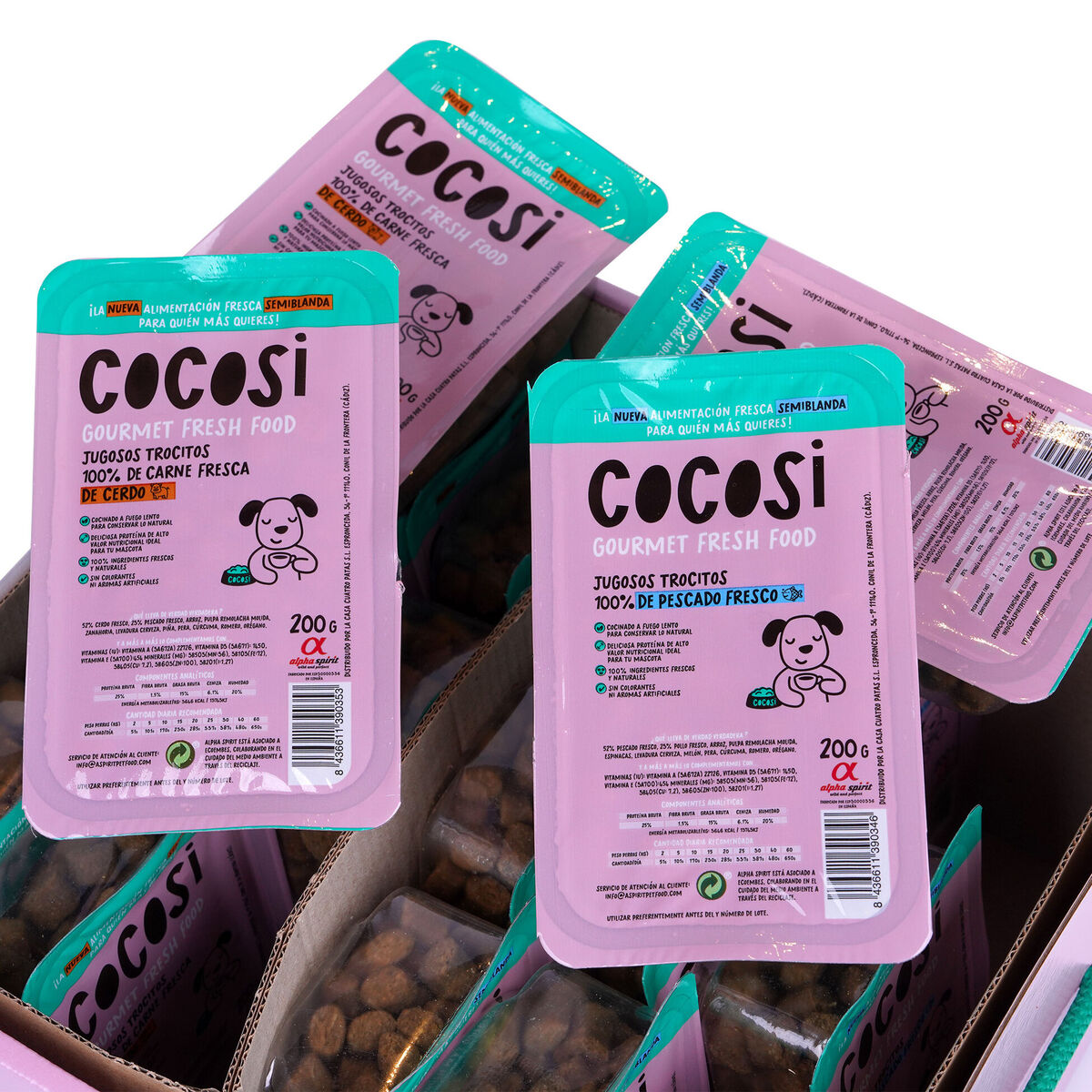 Hrană umedă Cocosi