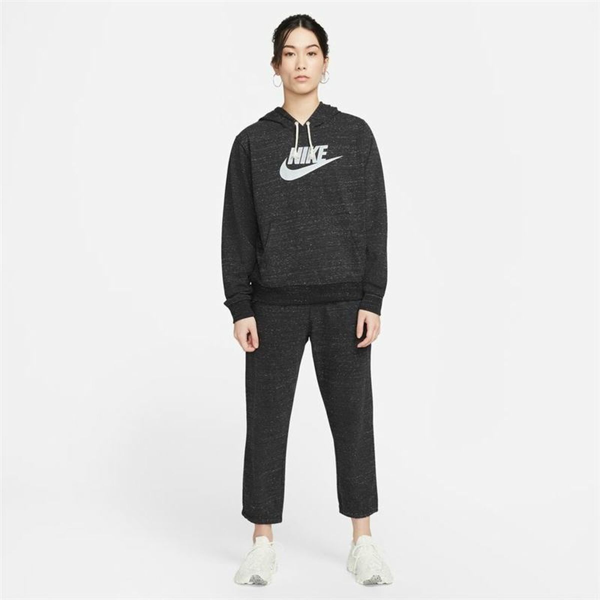 Hanorac cu Glugă Femei Nike Sportswear Gym Vintage Negru