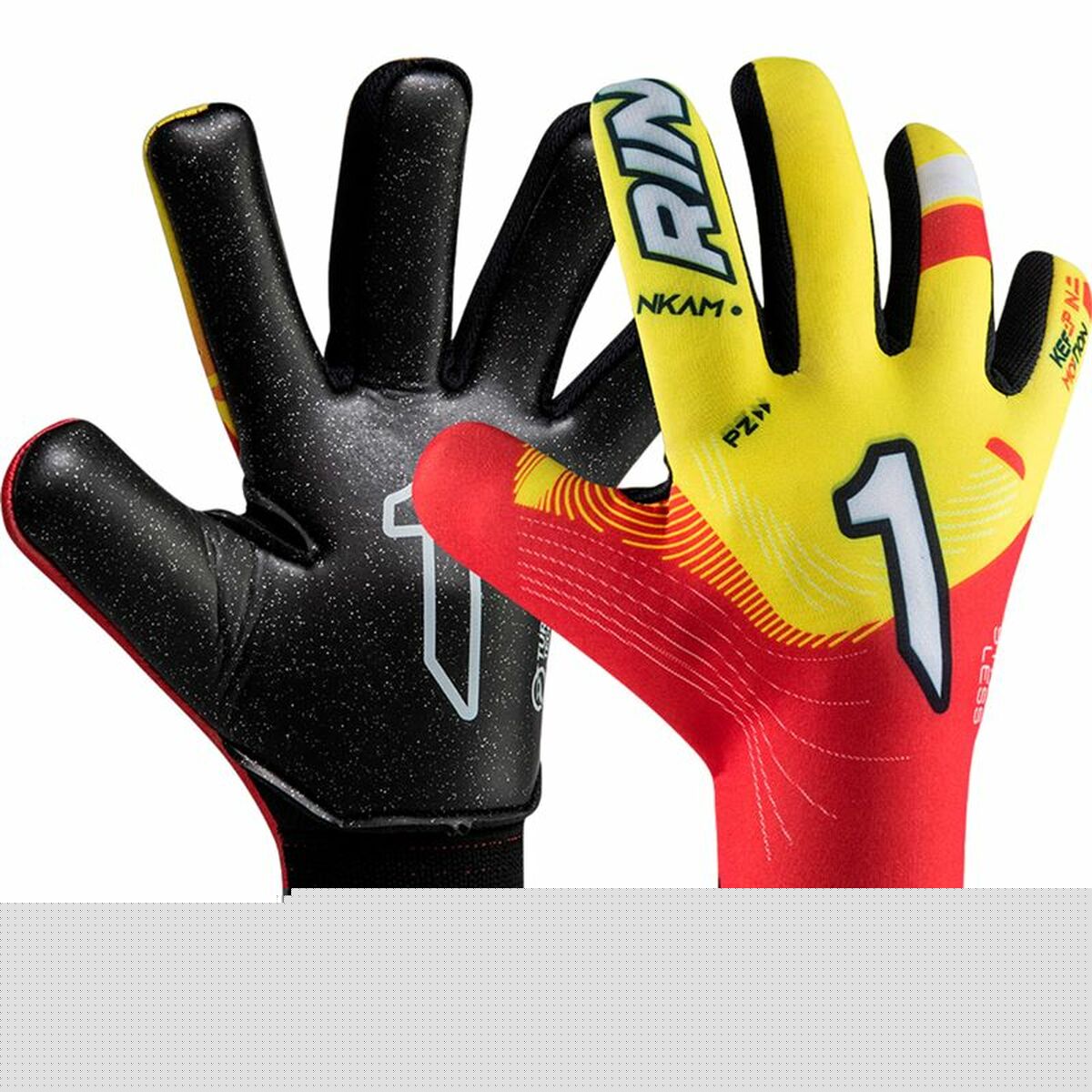 Mănuși de Portari Rinat Nkam As (Turf) Onana Galben Roșu Adulți