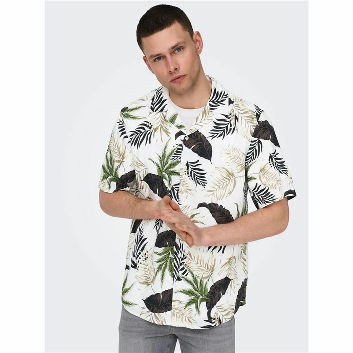 Cămașă Only & Sons Cuba Casual Furtun scurt