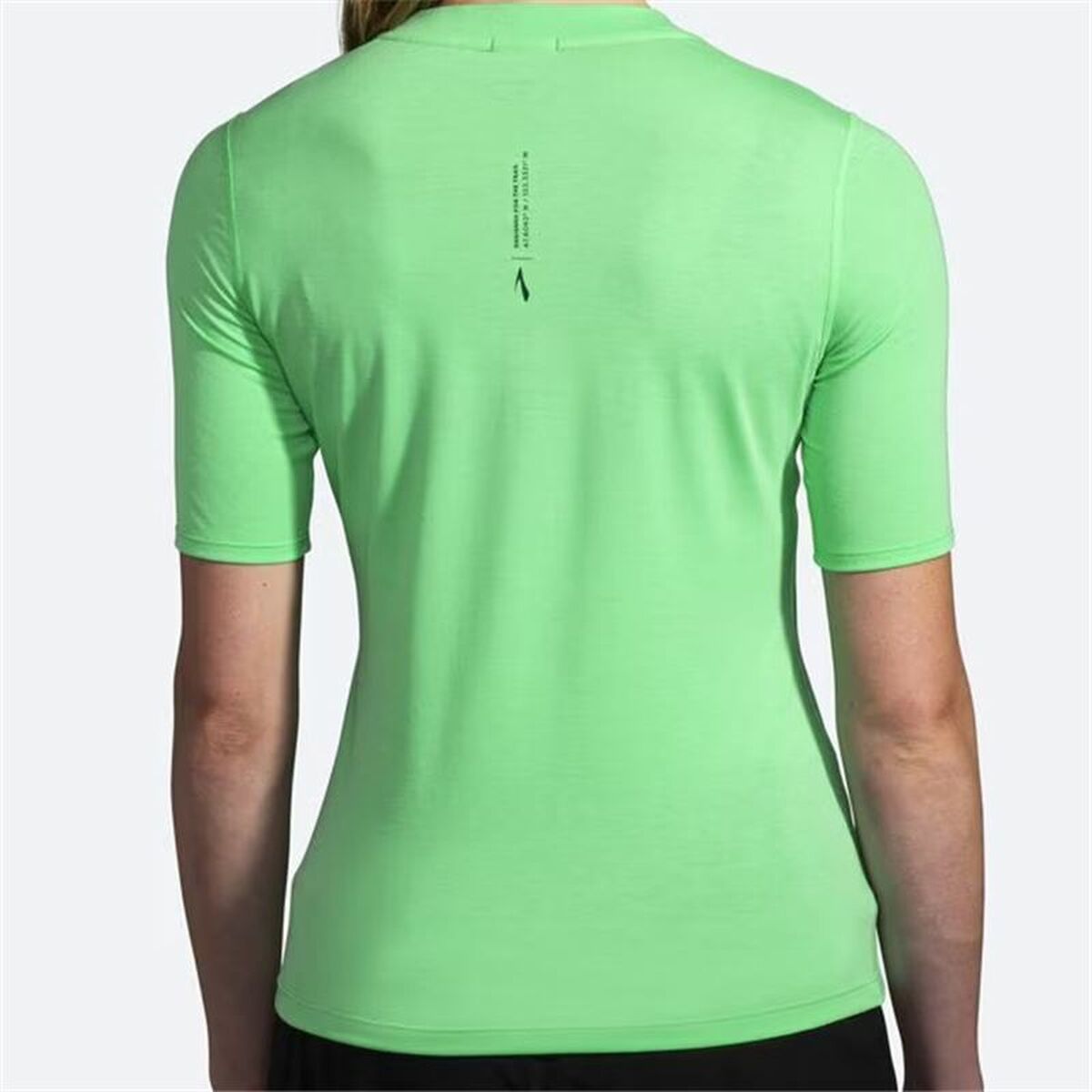 Tricou cu Mânecă Scurtă Femei Brooks High Point Verde