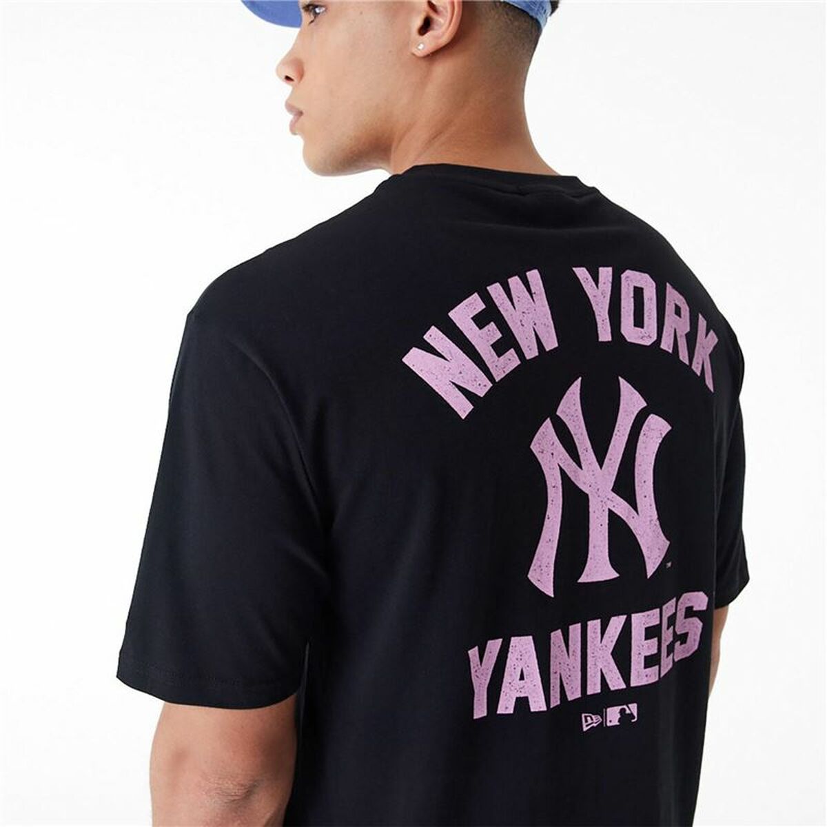 Tricou Sport cu Mânecă Scurtă New Era  WORDMARK OS TEE NEYYAN 60435524  Negru (L)