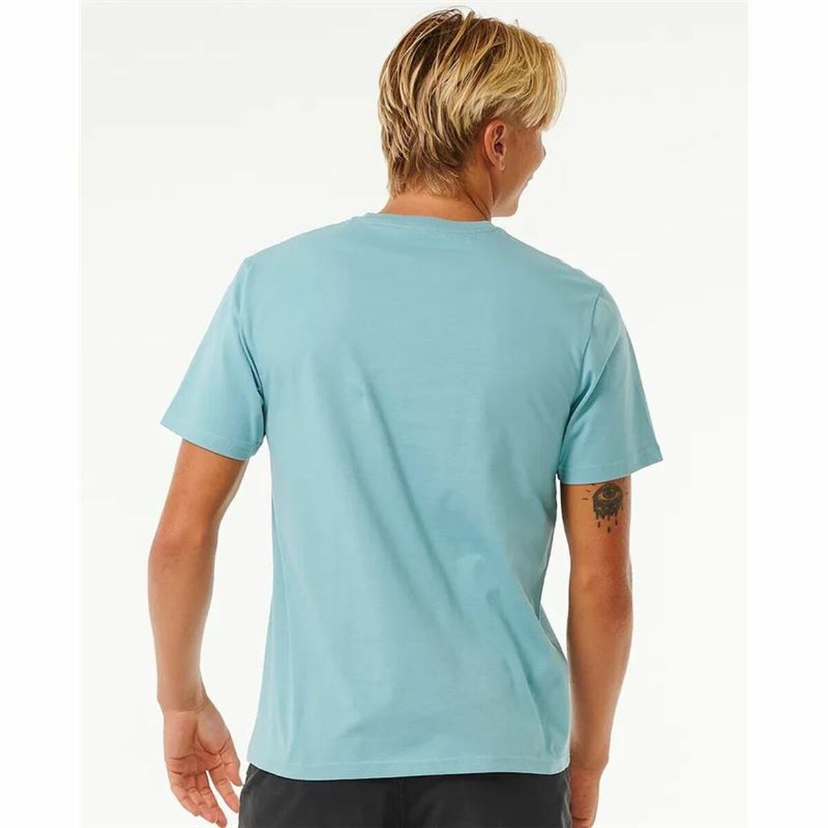 Tricou cu Mânecă Scurtă Bărbați Rip Curl Big Mumma Icon  Albastru celest