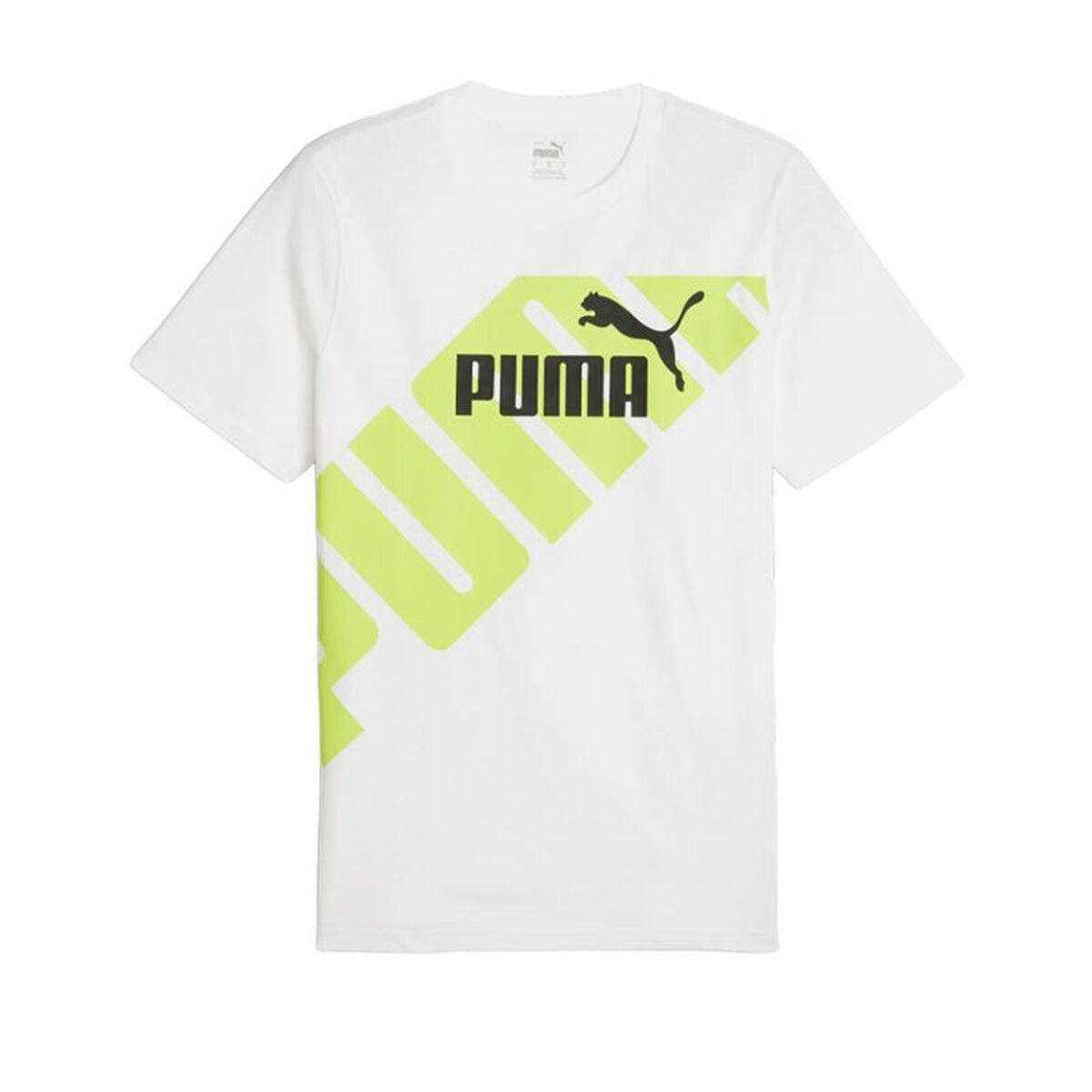 Tricou cu Mânecă Scurtă Bărbați Puma POWER Graphic Galben