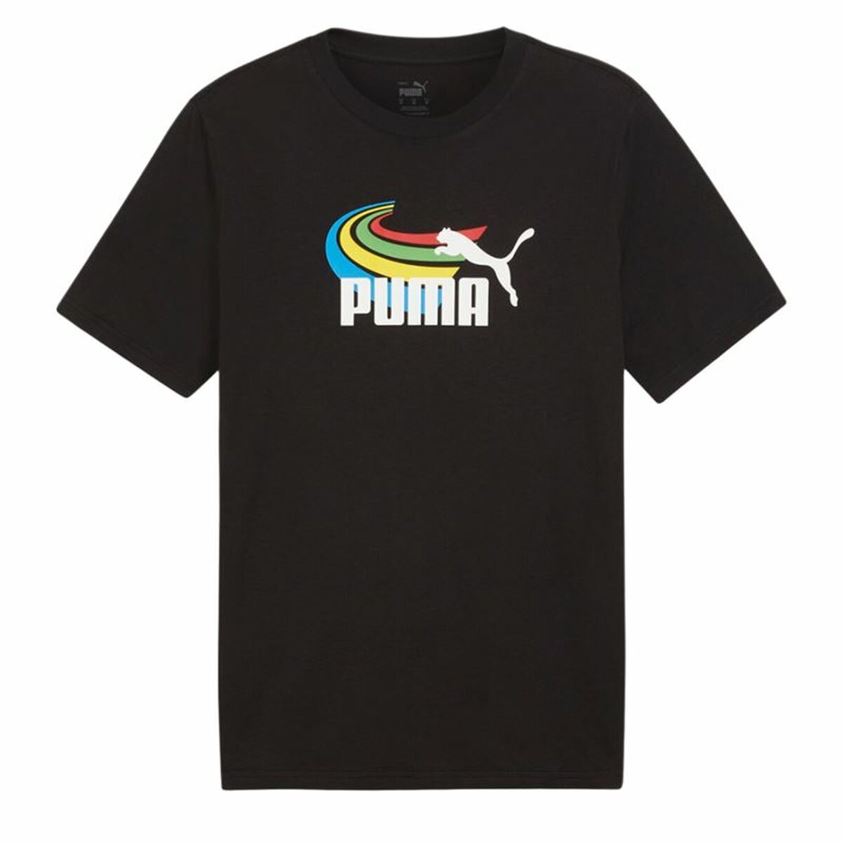 Tricou cu Mânecă Scurtă Bărbați Puma  GRAPHICS Summer Negru