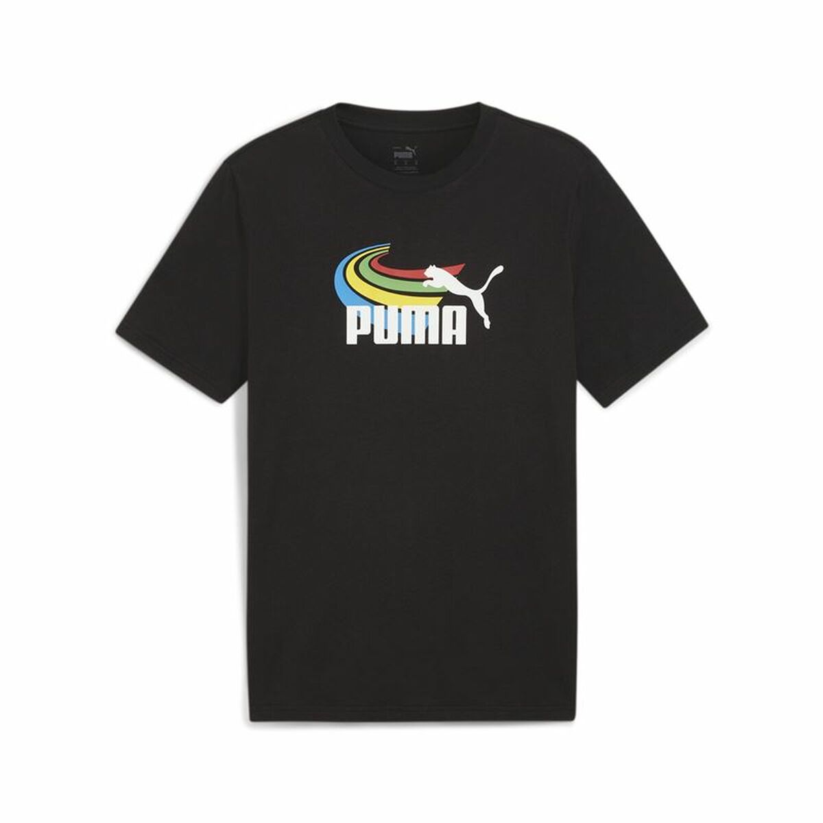 Tricou cu Mânecă Scurtă Bărbați Puma  GRAPHICS Summer Negru