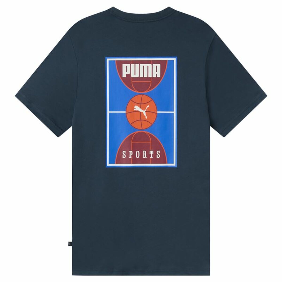 Tricou cu Mânecă Scurtă Bărbați Puma Bppo-000745 Albastru închis