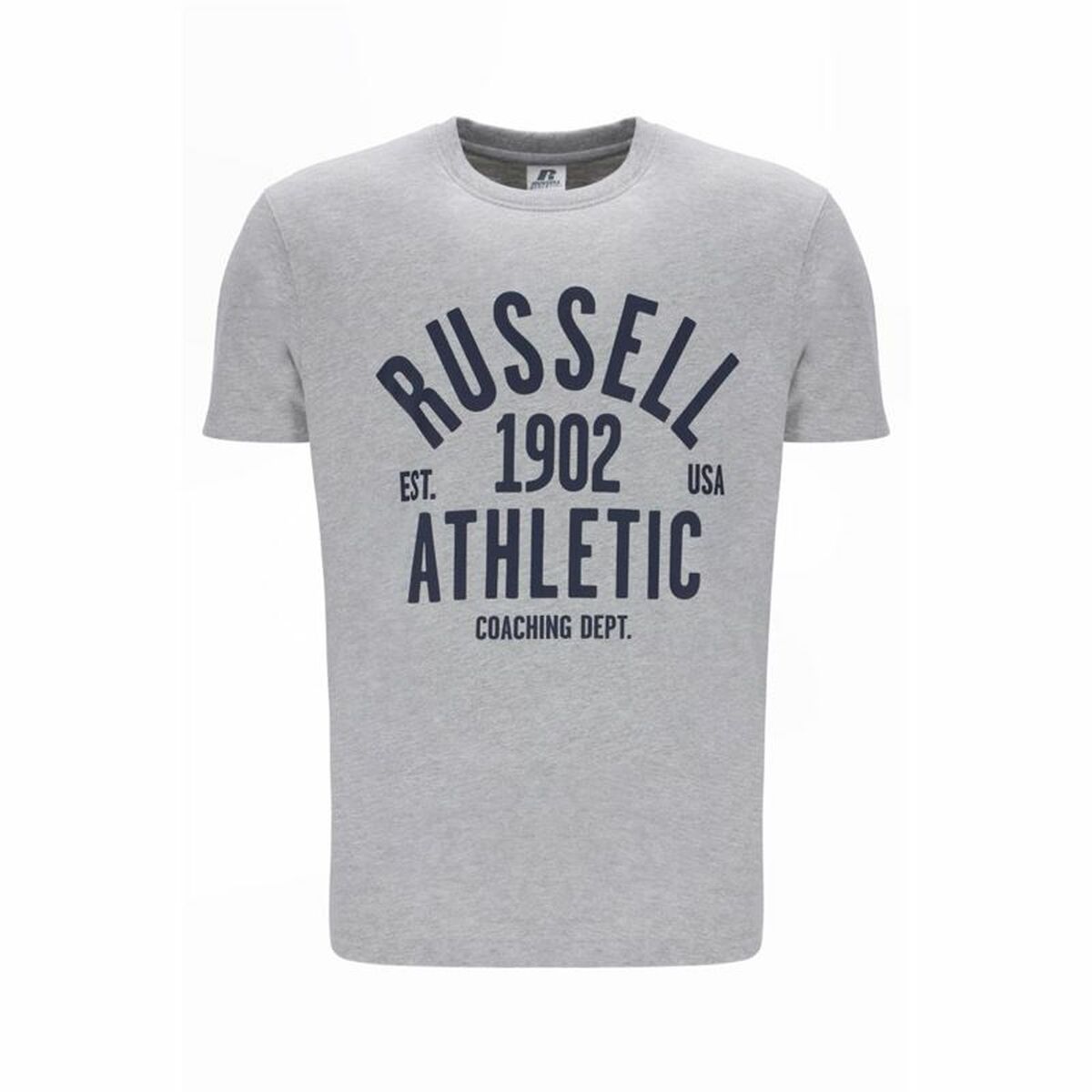 Tricou cu Mânecă Scurtă Bărbați Russell Athletic AMT A40101 Gri