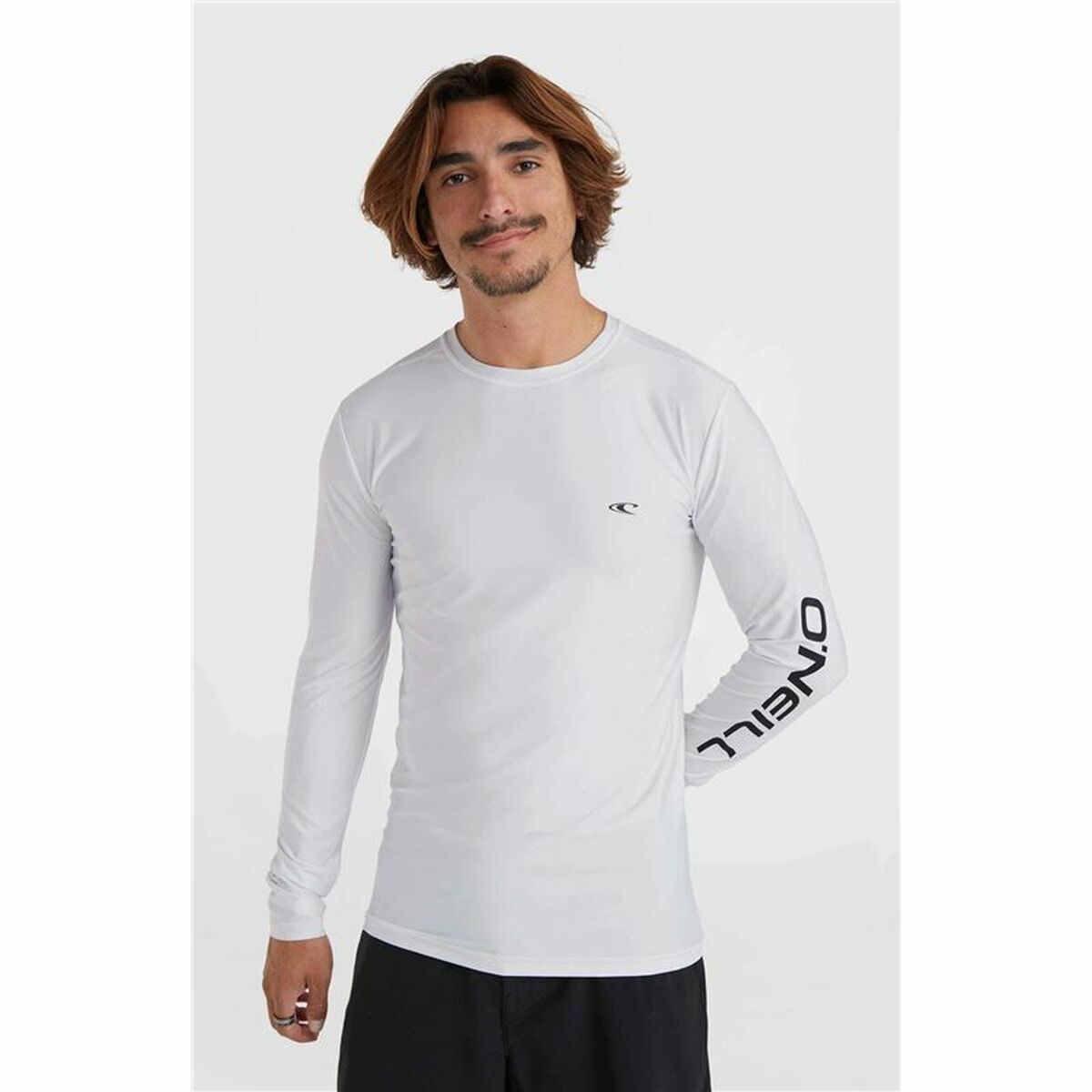 Tricou Sport cu Mânecă Scurtă O'Neill  Essentials L/Slv  Alb